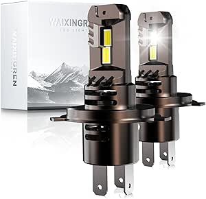 SEALIGHT Lot De 2 Ampoules De Phare à DEL H7, 600 % De Luminosité