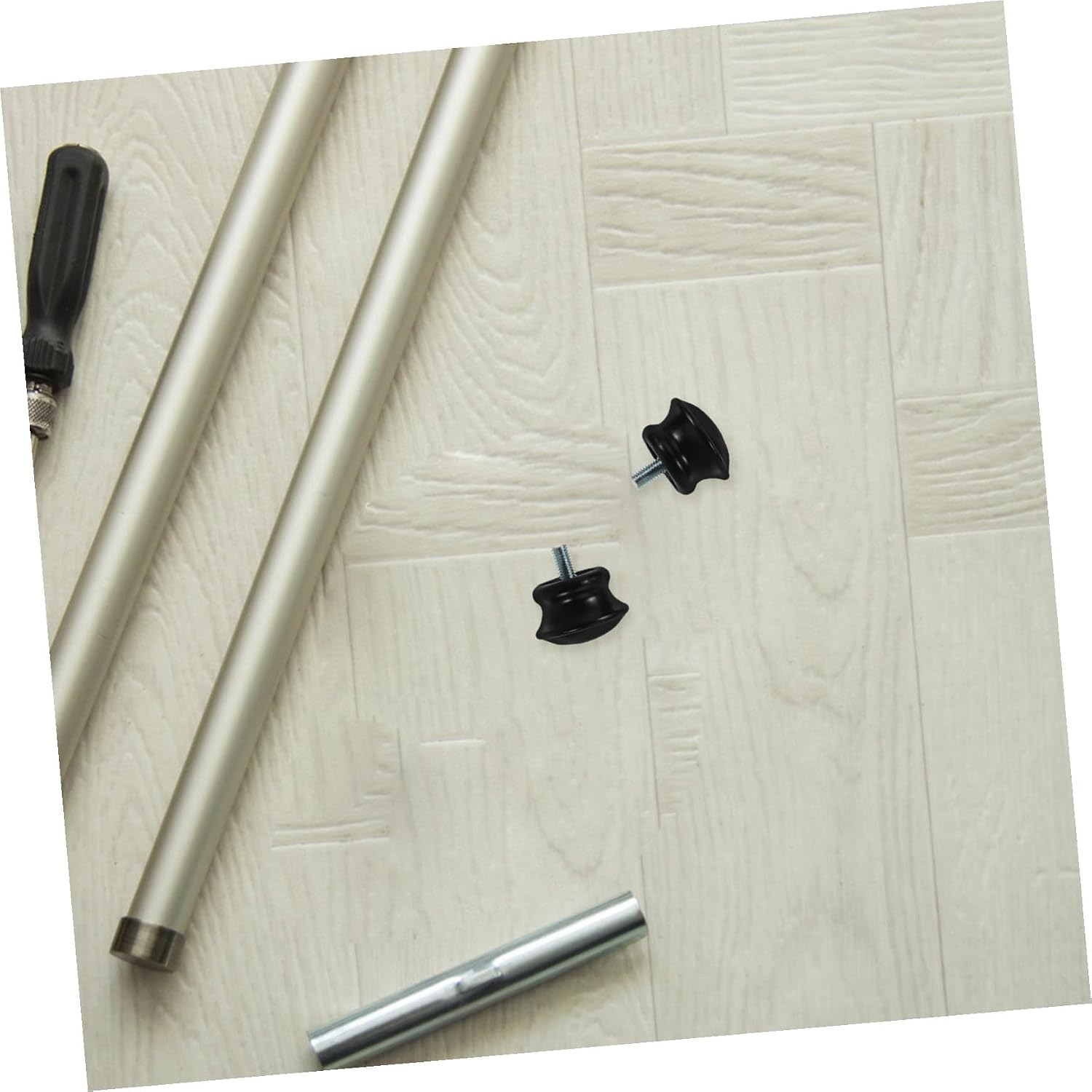 2pcs Curtain Rod Finials Decorative End Caps for Drapery Poles Easy Installation Seamless Rod Cover for Home and Office Window Treatments