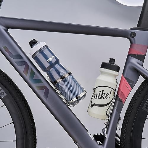 Miniatura 6 de Corki Cycles - Soporte para botella de agua de aleación de aluminio con carga lateral, soporte para botellas de agua de entrada derecha e izquierda,