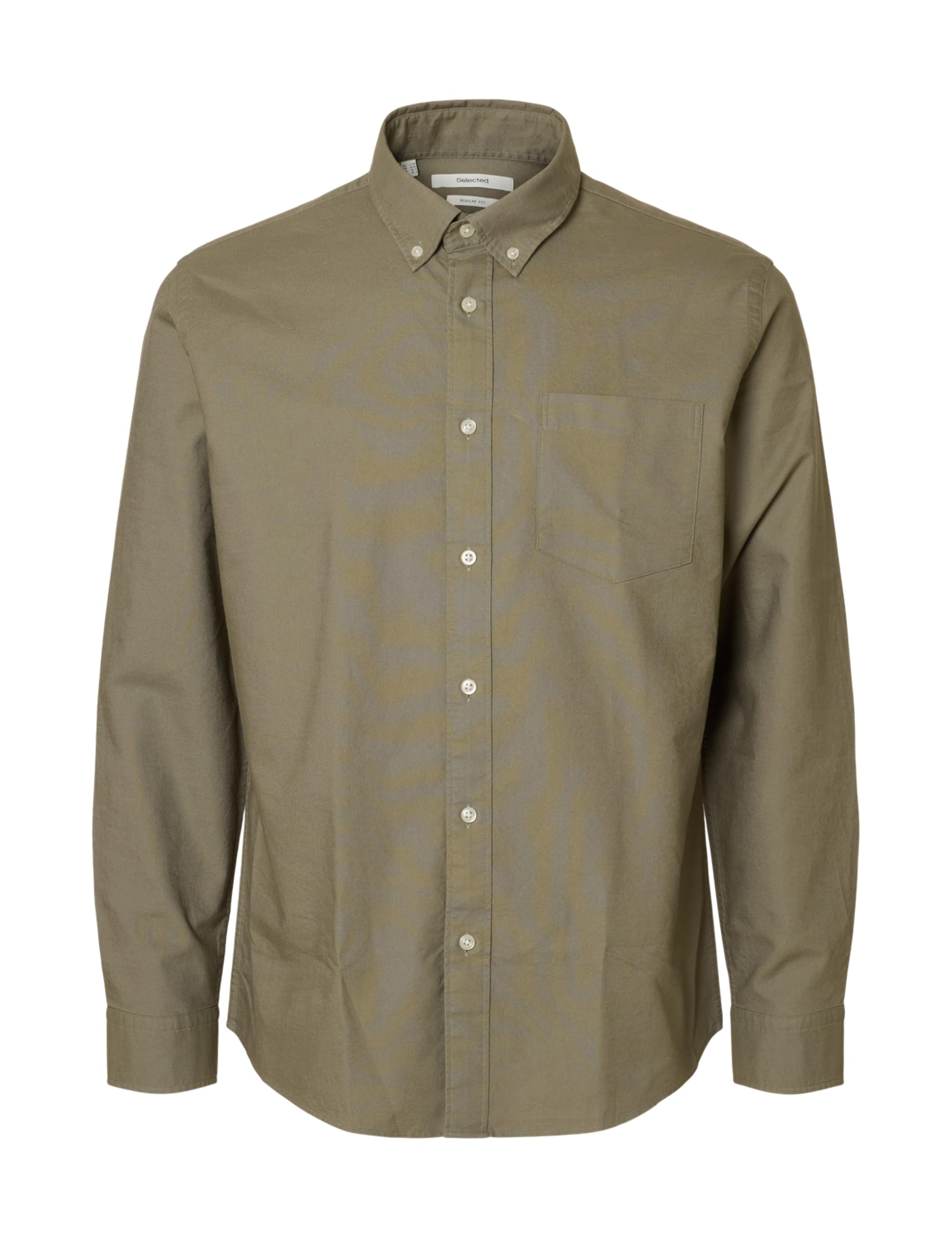 Selected Homme Men's Vetiver Slhregrick-Ox Shirt Ls Noos, Xl