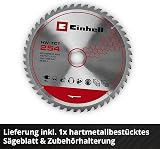 Einhell Table Saw TE-TS 10 (2000 W, Cutting Height 89 mm, Blade Ø 254 mm, Table Extension, Corner Stop, Parallel Stop, Pusher, Connection for Vacuum Cleaner) - 7