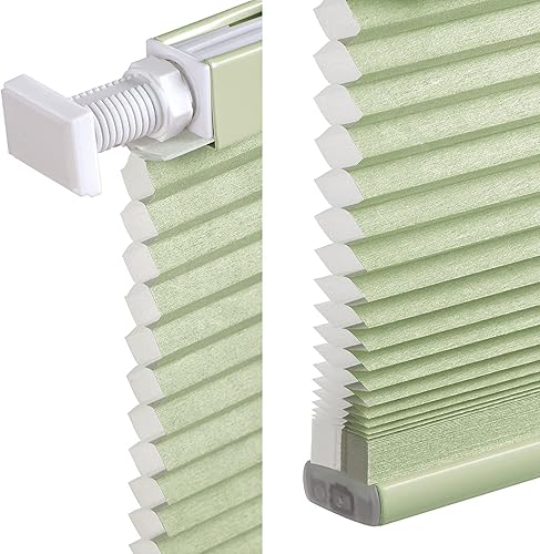 Miniatura 2 de LazBlinds Persianas celulares sin cordón, sin herramientas, sin taladro, filtrado de luz, persianas celulares para ventana de tamaño 33 12 pulgadas