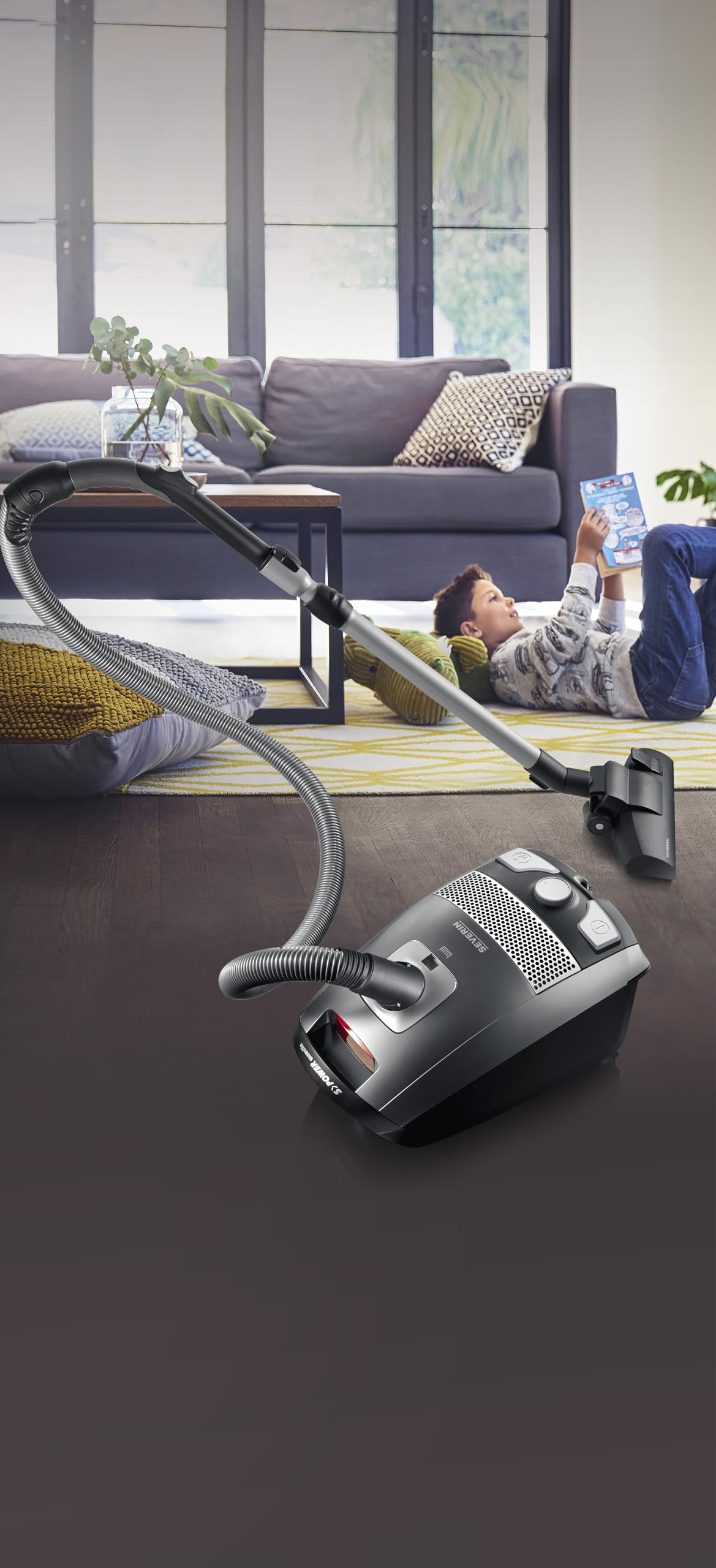 Severin Bodenstaubsauger mit Beutel S'POWER 3L – Bild 5