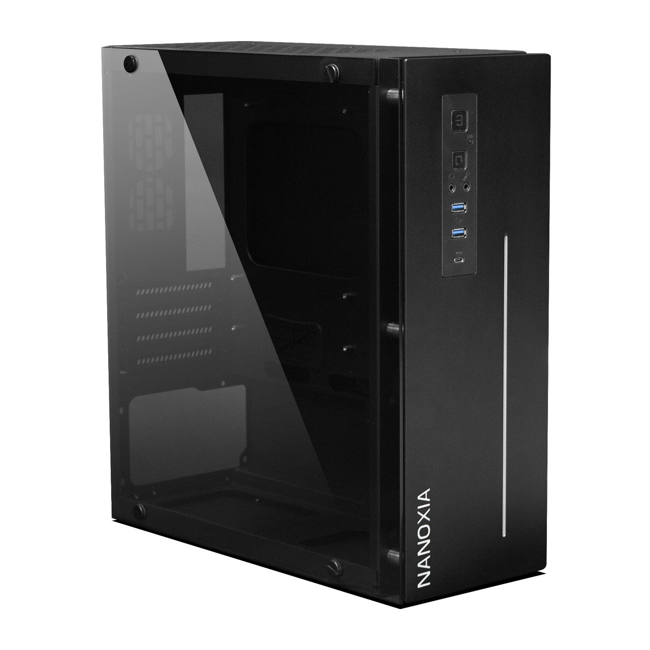 Amazon.com: Nanoxia 600066535 Project S Midi - schwarz : Electronics