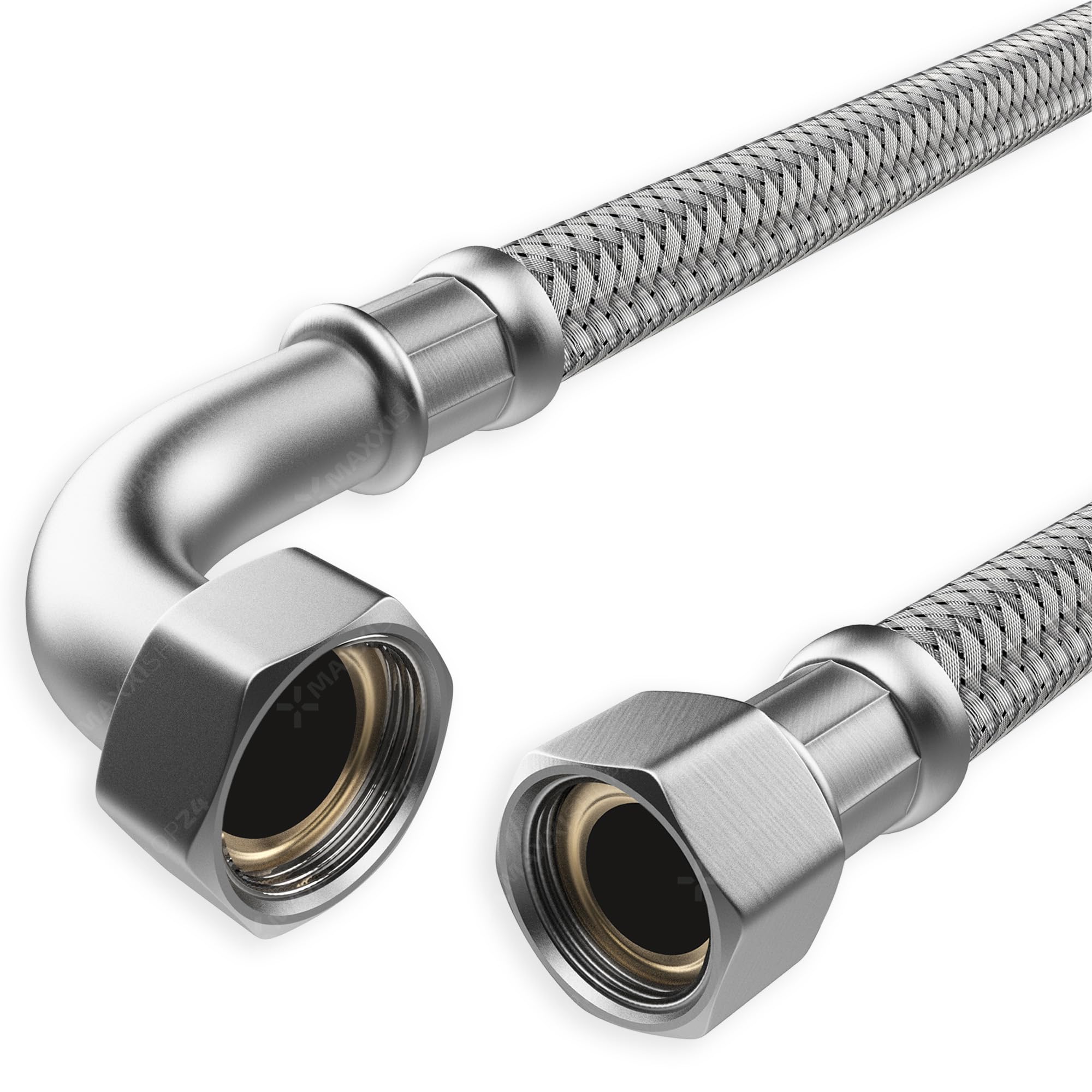 AWM Acero Inoxidable Flex Manguera 1/2, 3/4, 1 pulgadas Sani-Flex – Tubo de conexión, sanitaria Casa de agua