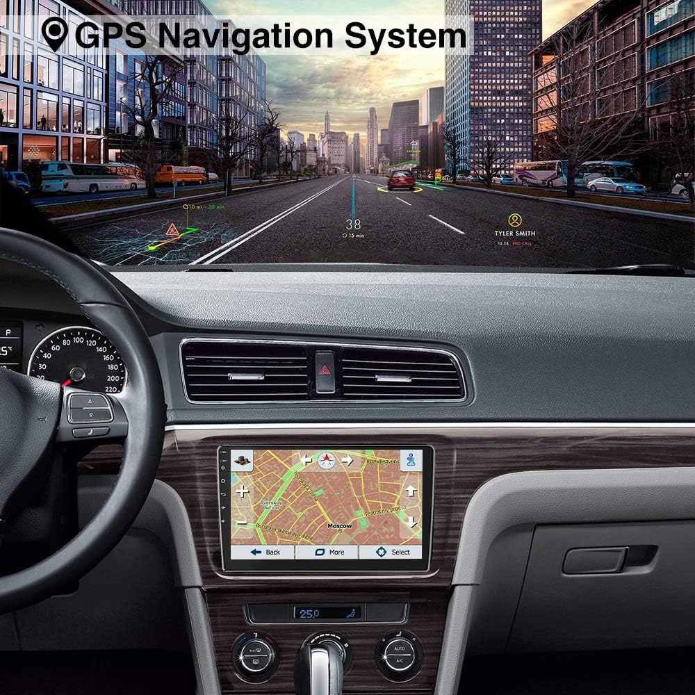 🛒 Crazy Deals Podofo Android Double Din Car Stereo, 2G+16G 10.1 Touch Screen Car Audio Receivers Bluetooth GPS Navigation Indash Car Radio Support FM WiFi 2 USB Steering Wheel Control with Backup Camera