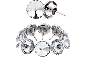 abcGoodefg 60 PCS Exquisite Rhinestone Buttons for Versatile DIY Projects