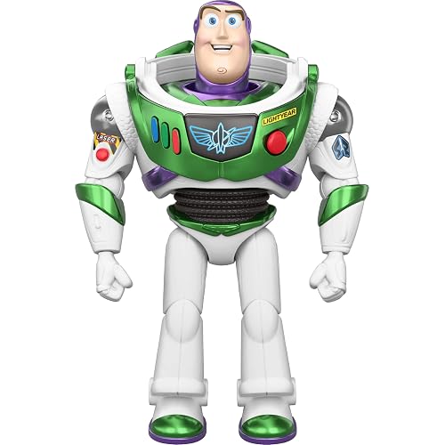 Mattel Disney and Pixar Toy Story 5 Interactables Talking Figure Buzz, 7 Inch Playscale, Movie Phrases & Converses with Others in Line
