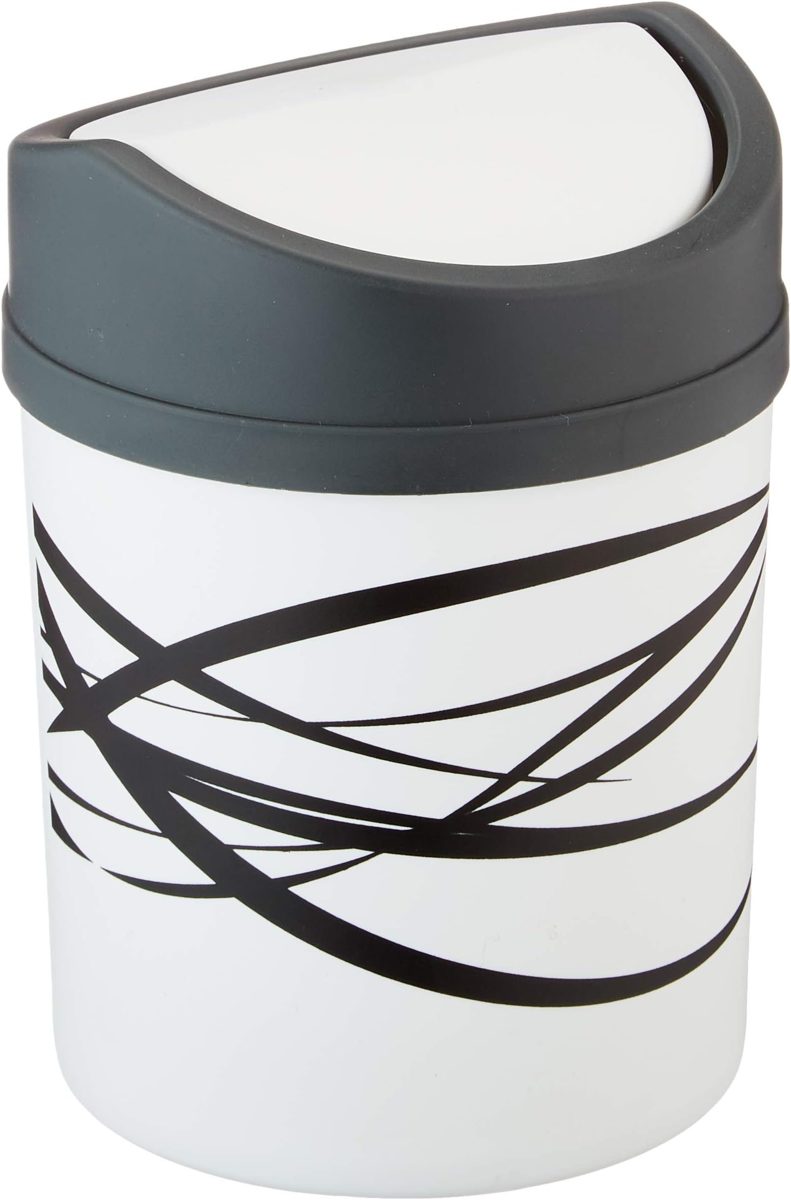 UnimetWüllner table-top litter bin with swing lid