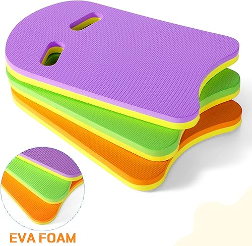 Miniatura 9 de Kickboard Natación Entrenamiento Kick Board U Design Summer Aid Float Equipment EVA Foam con mango de agujero integrado para accesorios de piscina