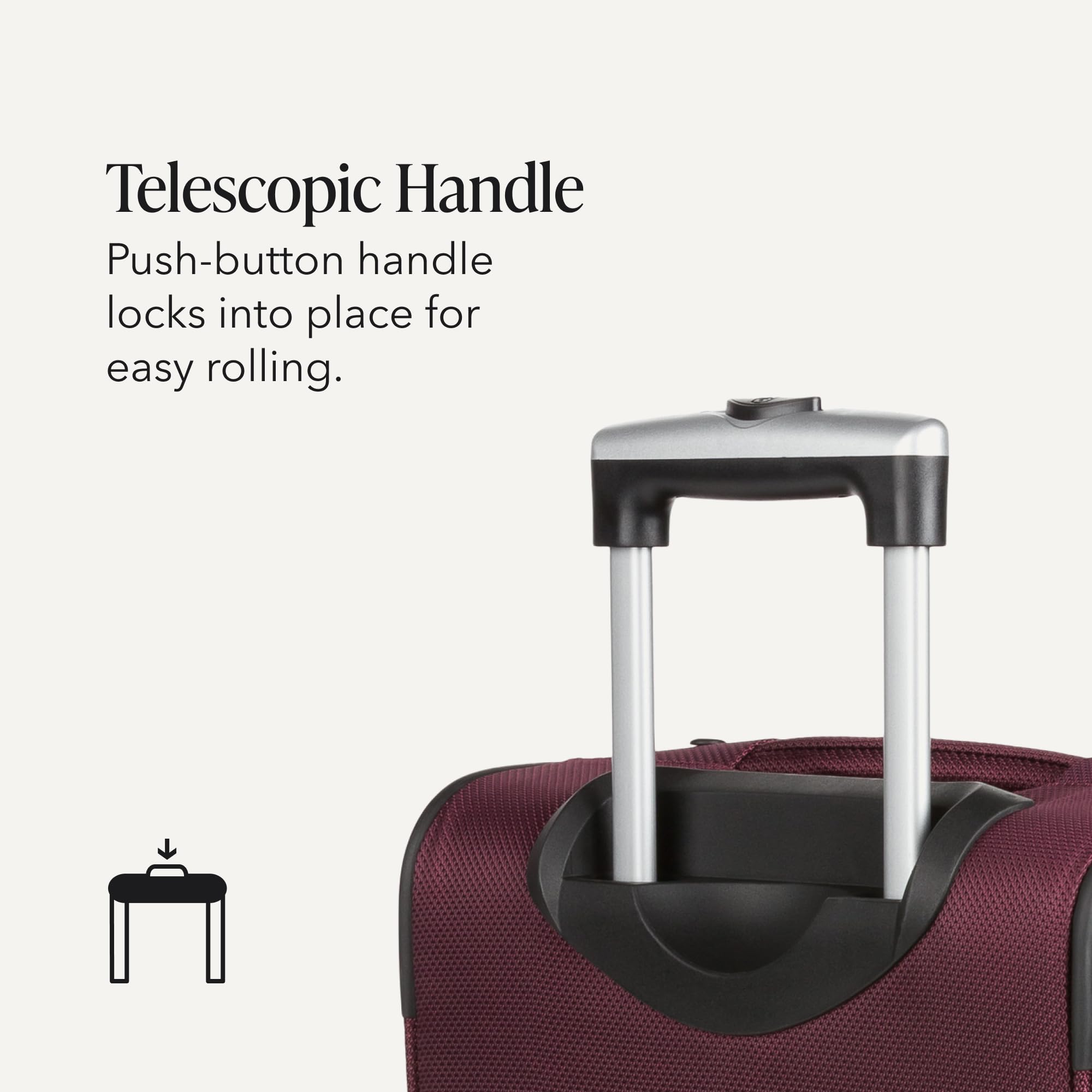 SWISSGEAR Sion Softside Expandable Spinner Luggage Durable Lightweight Travel Suitcase, Merlot, 3-Piece Set (Carry-On/Medium/Large) view 8