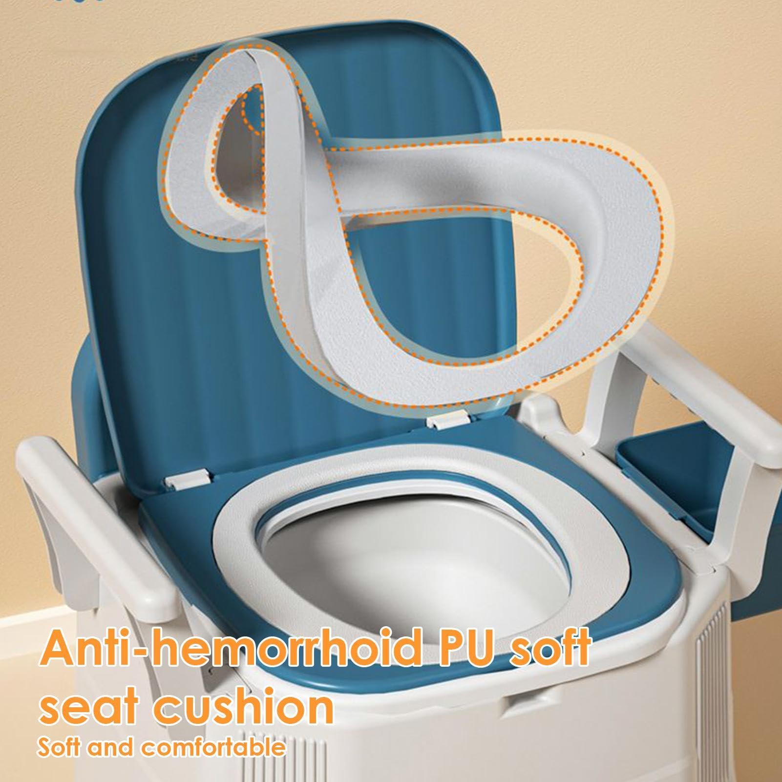 Tragbare Toilette Leichte Reinigung Toilettentraining Und Seniorennutzung | Kinder-Töpfchen-Trainingssitz Outdoor Indoor Zuhause Camping Auto Reise Töpfchen Für Senioren Kinder