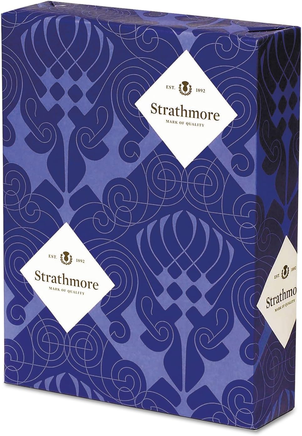 Strathmore Writing 25% Cotton Stationery Paper Wove Finish Ivory Shade Watermarked, 24 lb 8.5x11 Inch 500 Sheets/Ream - Sold as 1 Ream (300029)