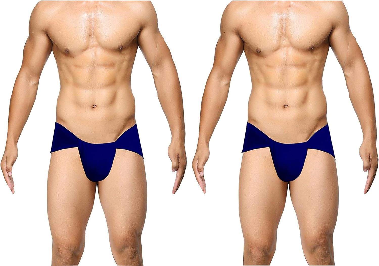 Men Plaid Loincloth Flap Jockstrap Bikini Gstring Underwear With