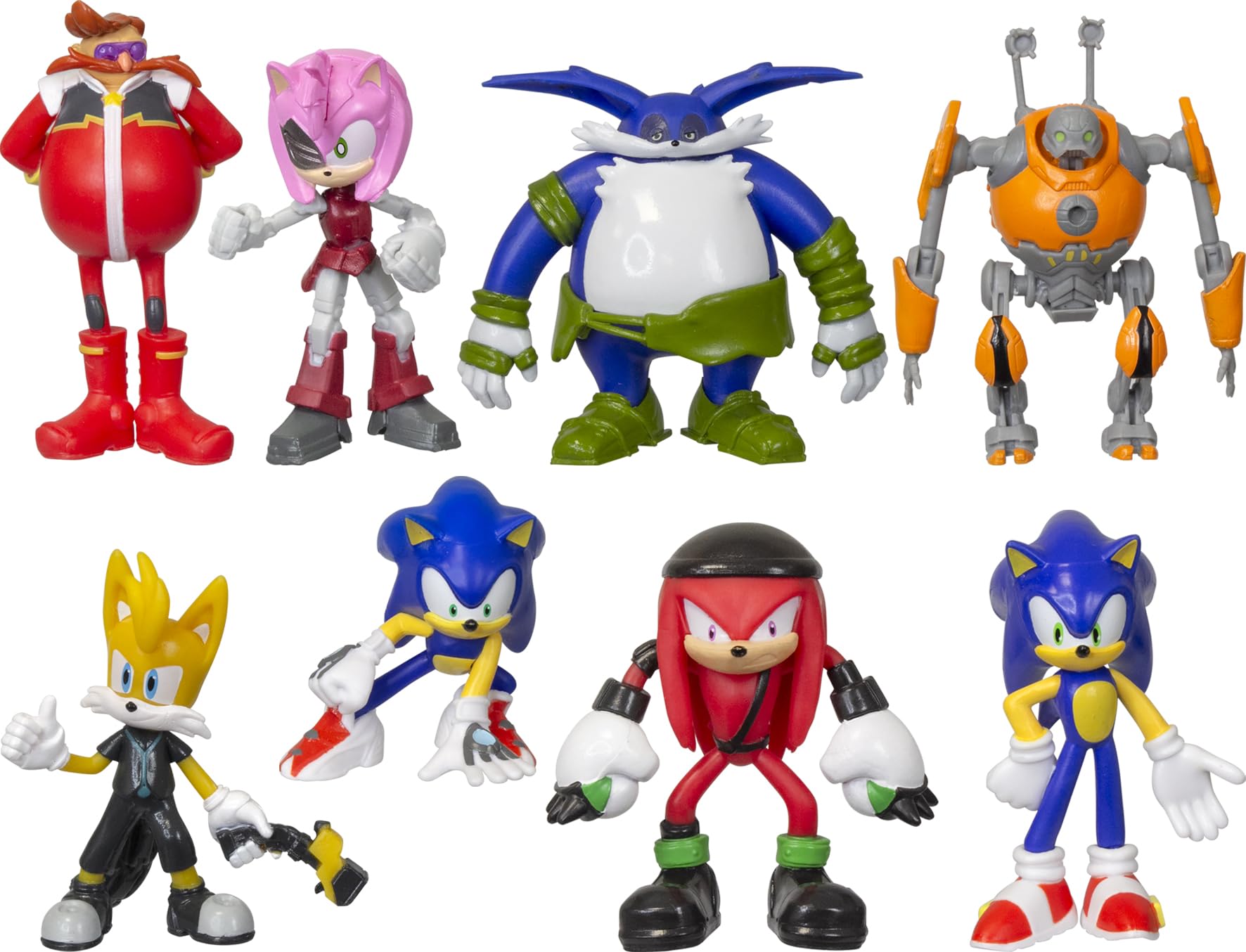 Lansay Sonic Prime Figura de 8 Figuras de 6,5 cm, diseño Aleatorio