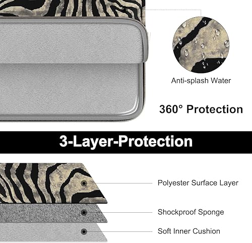 Miniatura 5 de ARVOK Funda para laptop de 15 15.6 y 16 pulgadas para MacBook Pro de 15 pulgadas, MacBook Pro de 16 pulgadas, resistente al agua, funda para