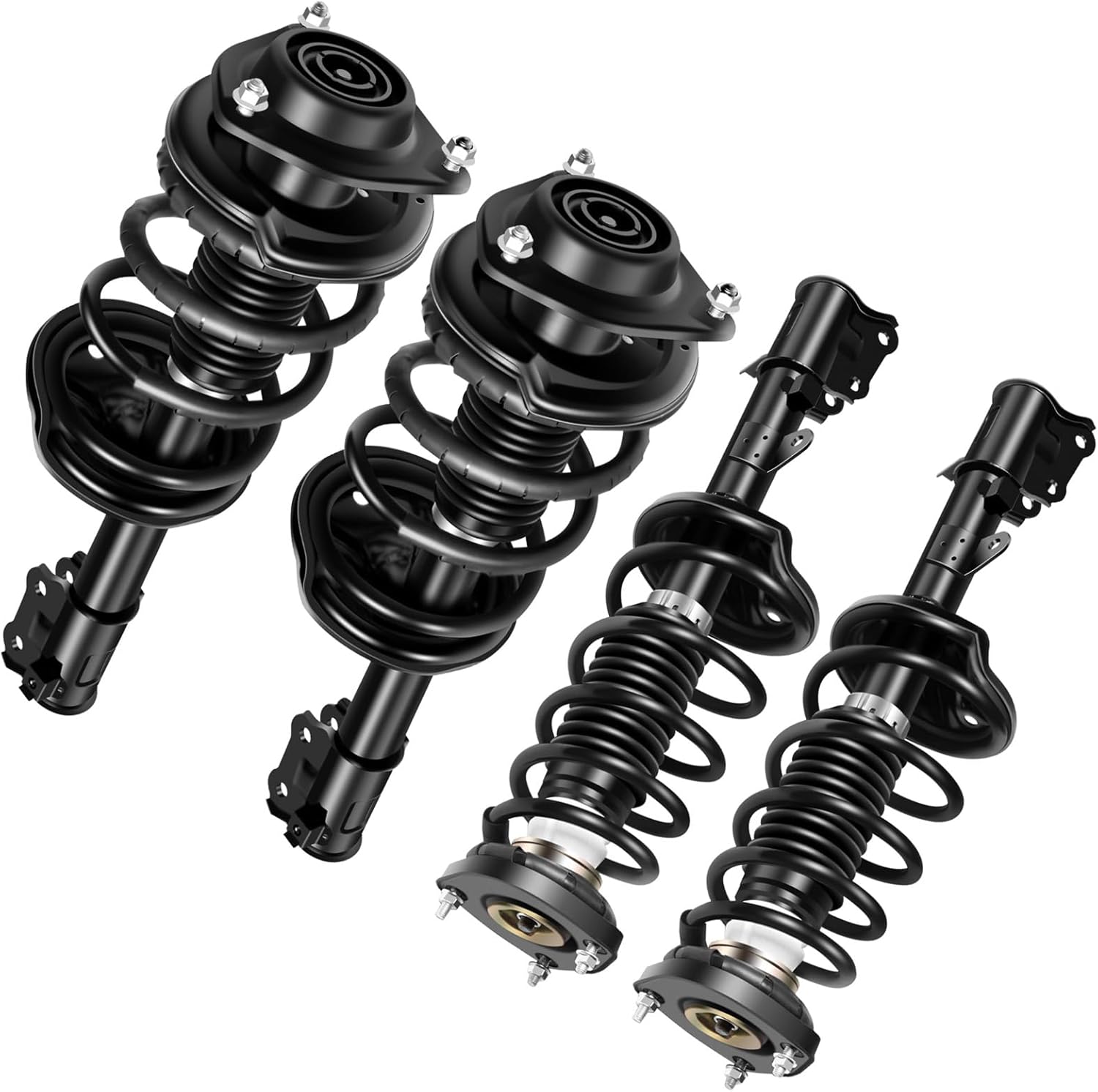 ECCPP Struts Complete Struts Spring for 2000-2006 for Hyundai Elantra Struts Shocks for 171405 171404 171407 171406 Front and Rear Struts