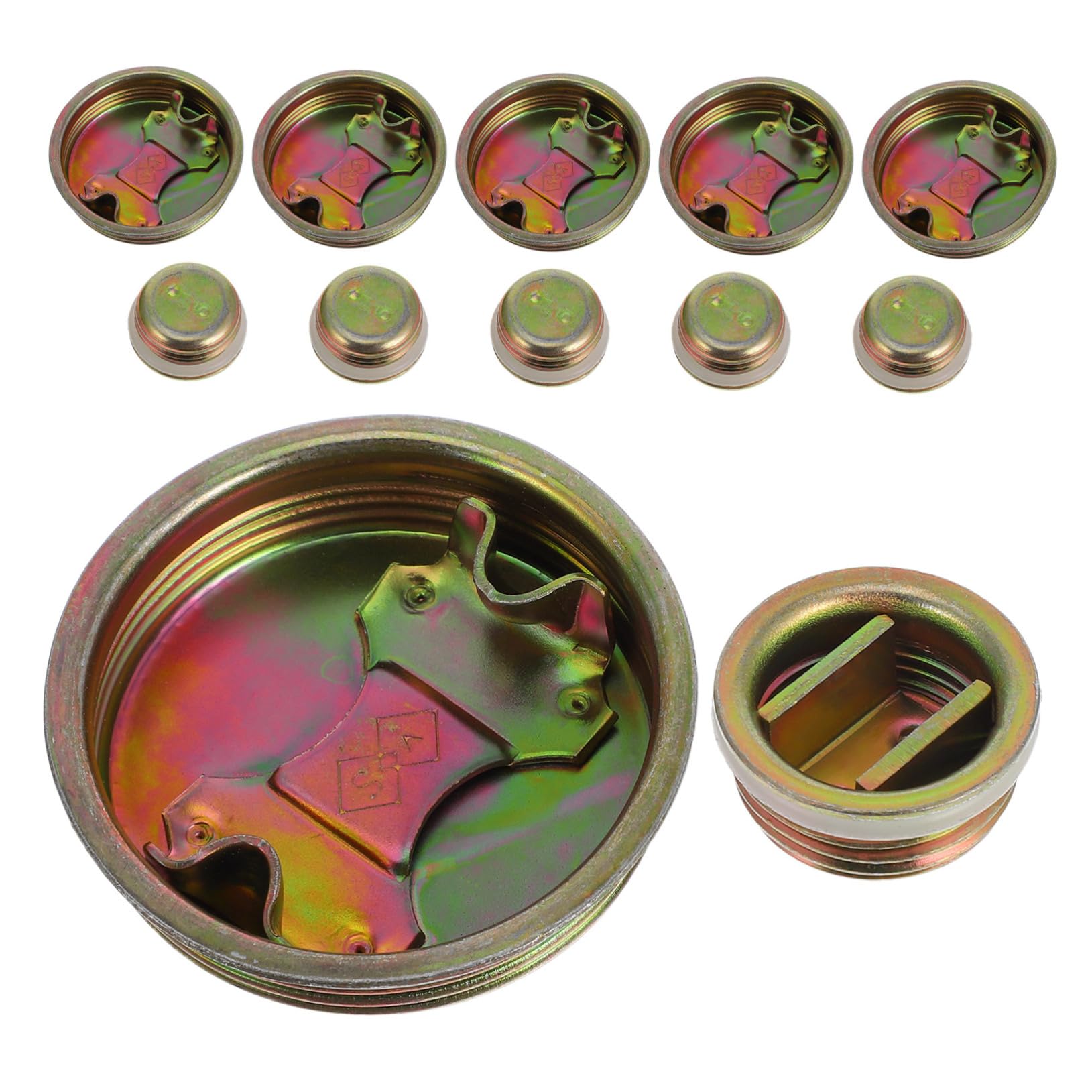 Lot De 200 Capuchons En Plastique Pour Couvrir Les Vis - Bouchons De Trou De Perçage - Capuchons