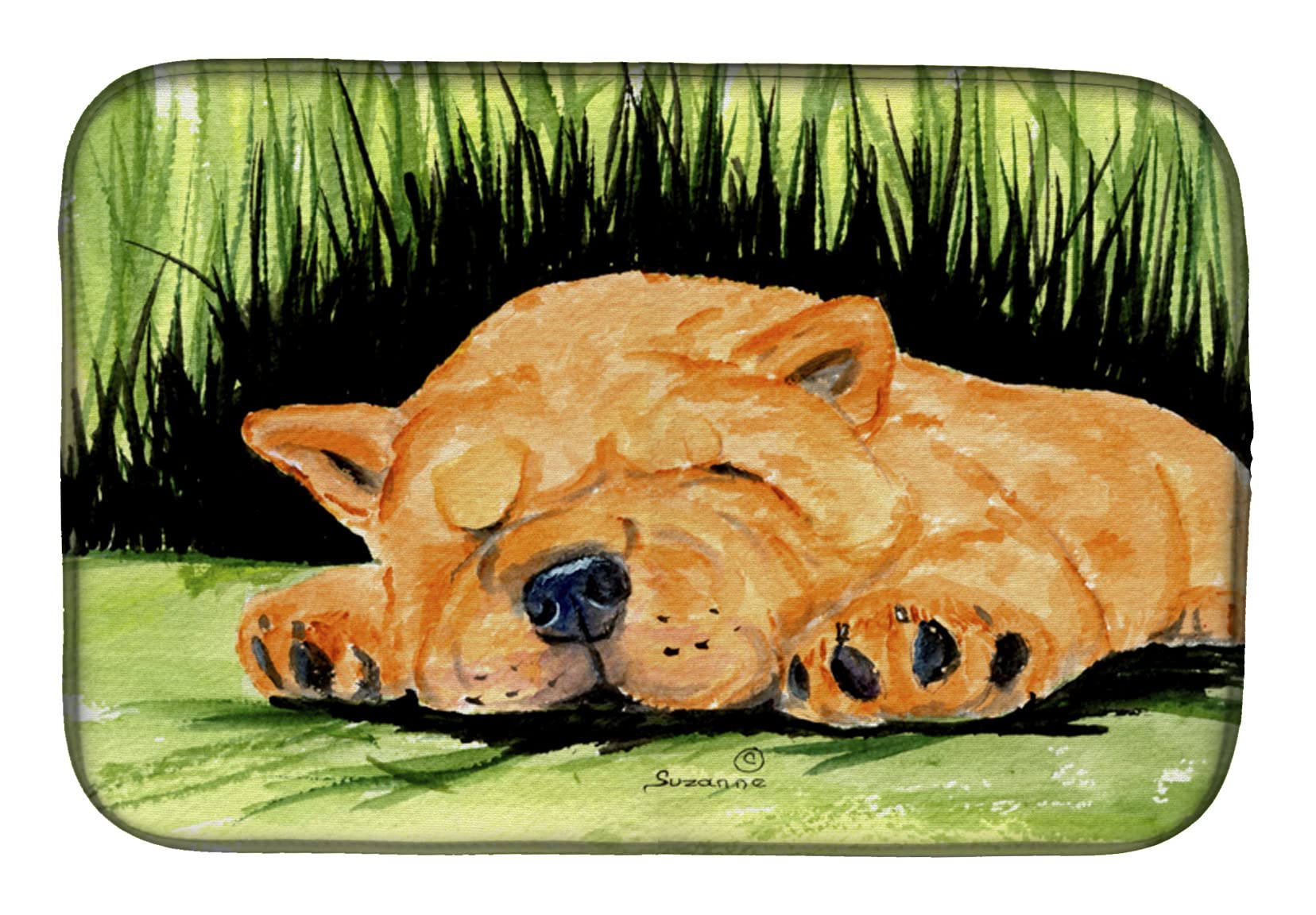 Tapis de séchage pour vaisselle Caroline's Treasures SS8526DDM Chow Chow