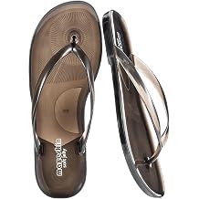mazeskin Womens Jelly Flip Flops - Soft Thong Sandals with Non-Slip Flexible Rubber Sole, Waterproof Summer Beach Shoes