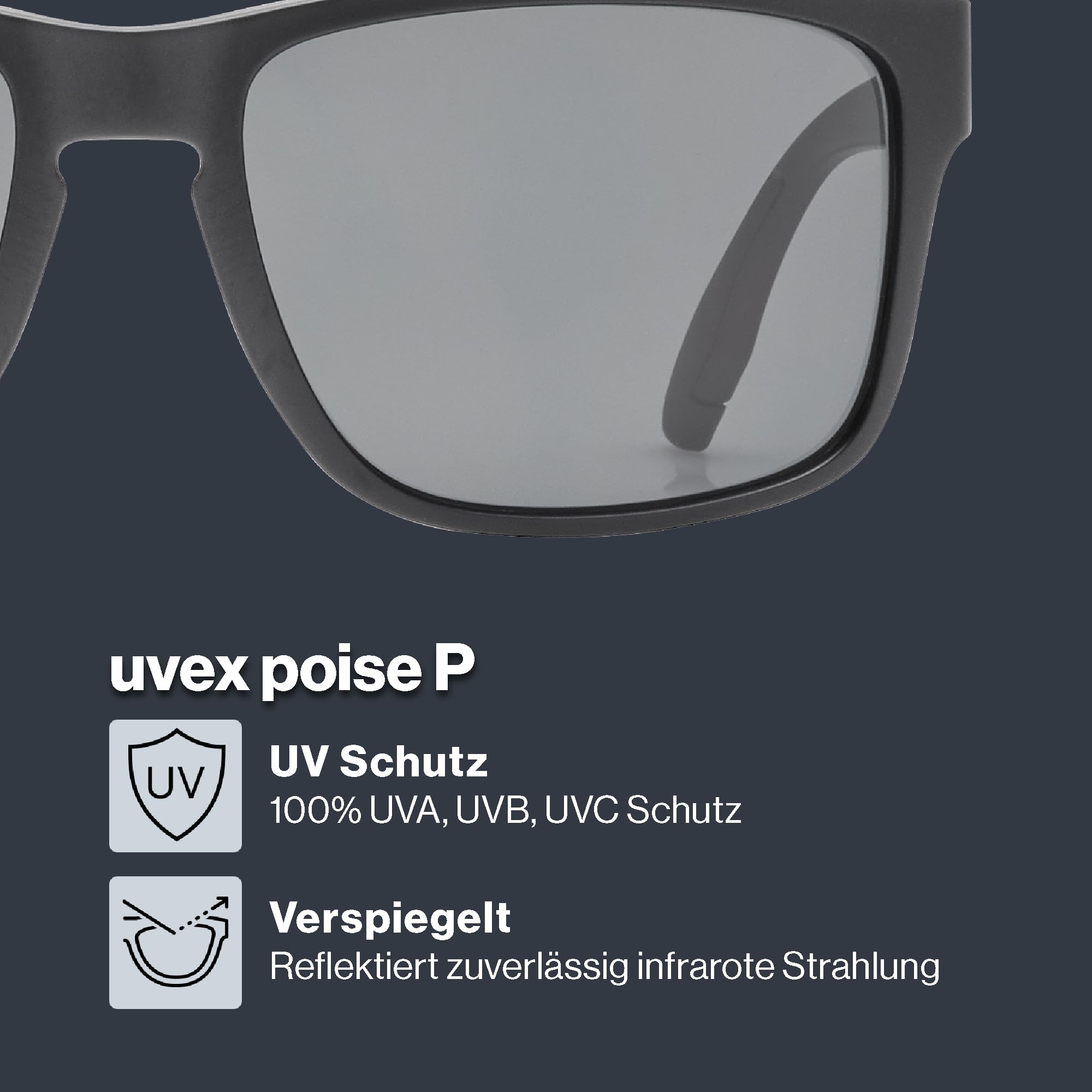 Uvex Unisex Poise P Sportbrille (1er Pack)