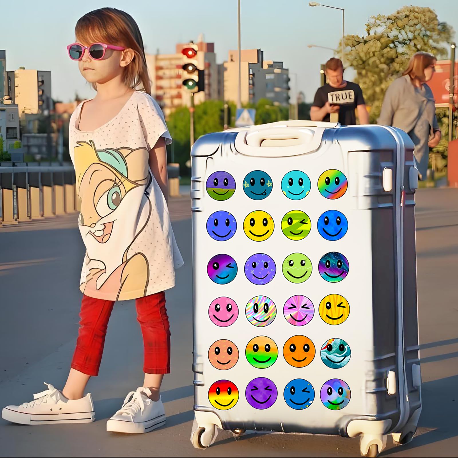 Stickers for Children 100 Happy Face Sticker Pack - Image 3