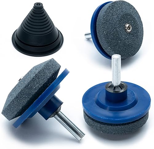 HD Switch - Afilador y equilibrador de cuchillas de plataforma de cortacésped de 3 piezas para Hustler Bad Boy Badboy Scag Kubota Ariens Gravely