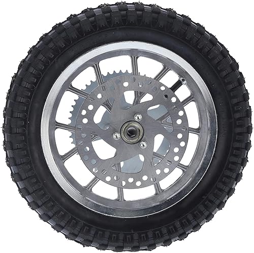 Miniatura 9 de Neumático trasero de motocicleta de 12.5 x 2.75 pulgadas con tubo interior y borde de metal, goma gruesa, repuesto antideslizante para motocicleta