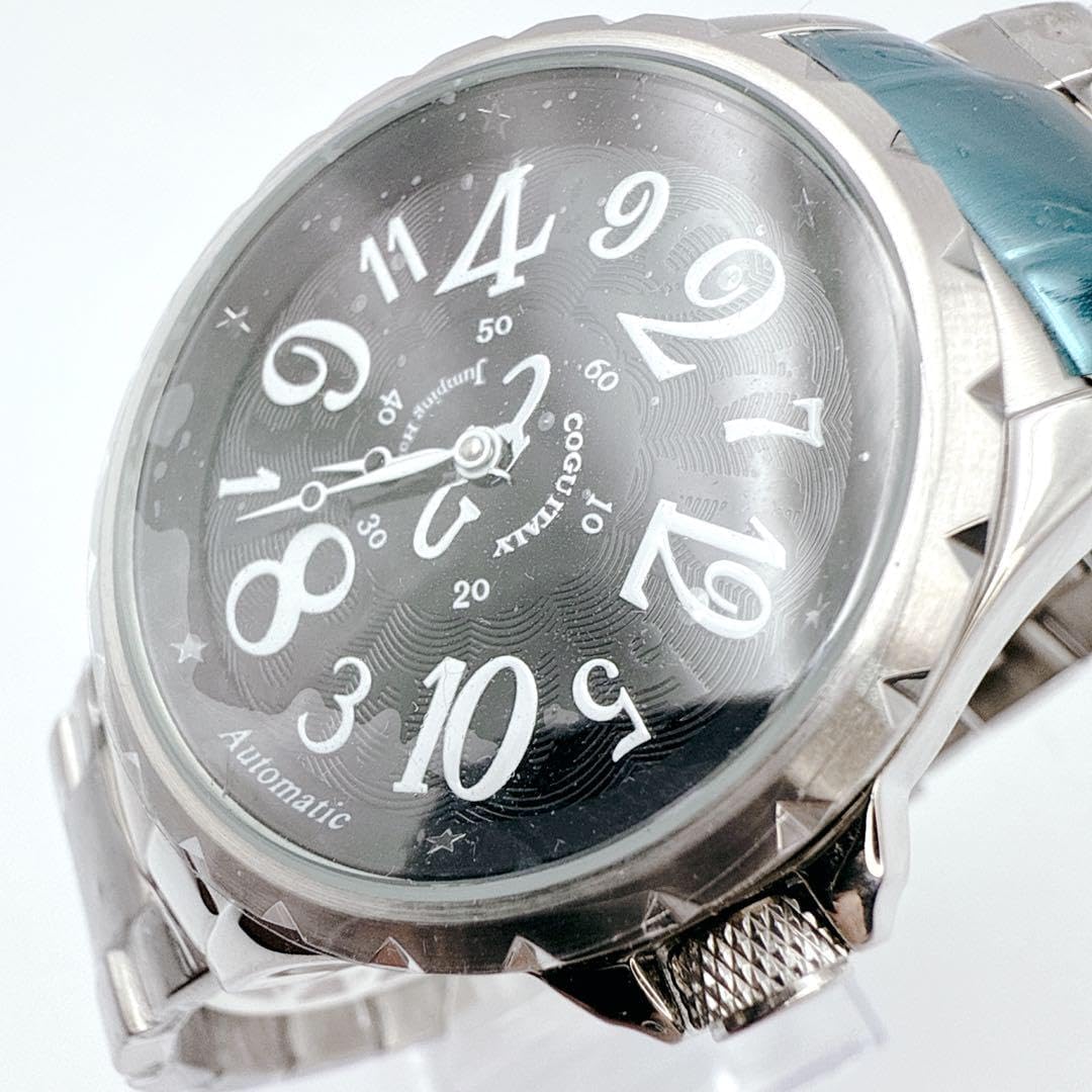 コグ ジャンピングアワー JMH BK 自動巻 メタルバンド 裏スケ 入手困難