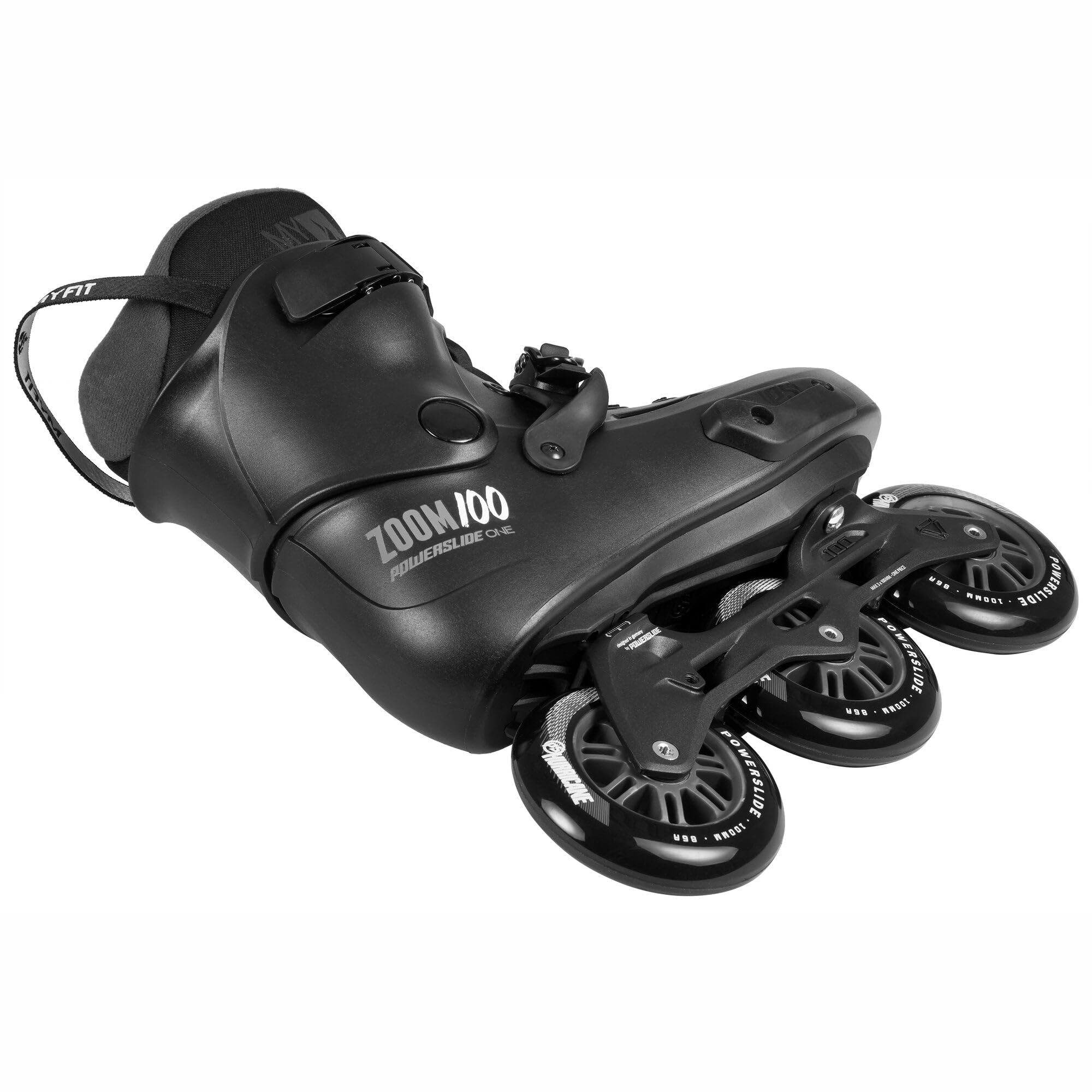 Powerslide Inline Skate Zoom Pro Black 100, für Urban und Fitness, für Damen und Herren