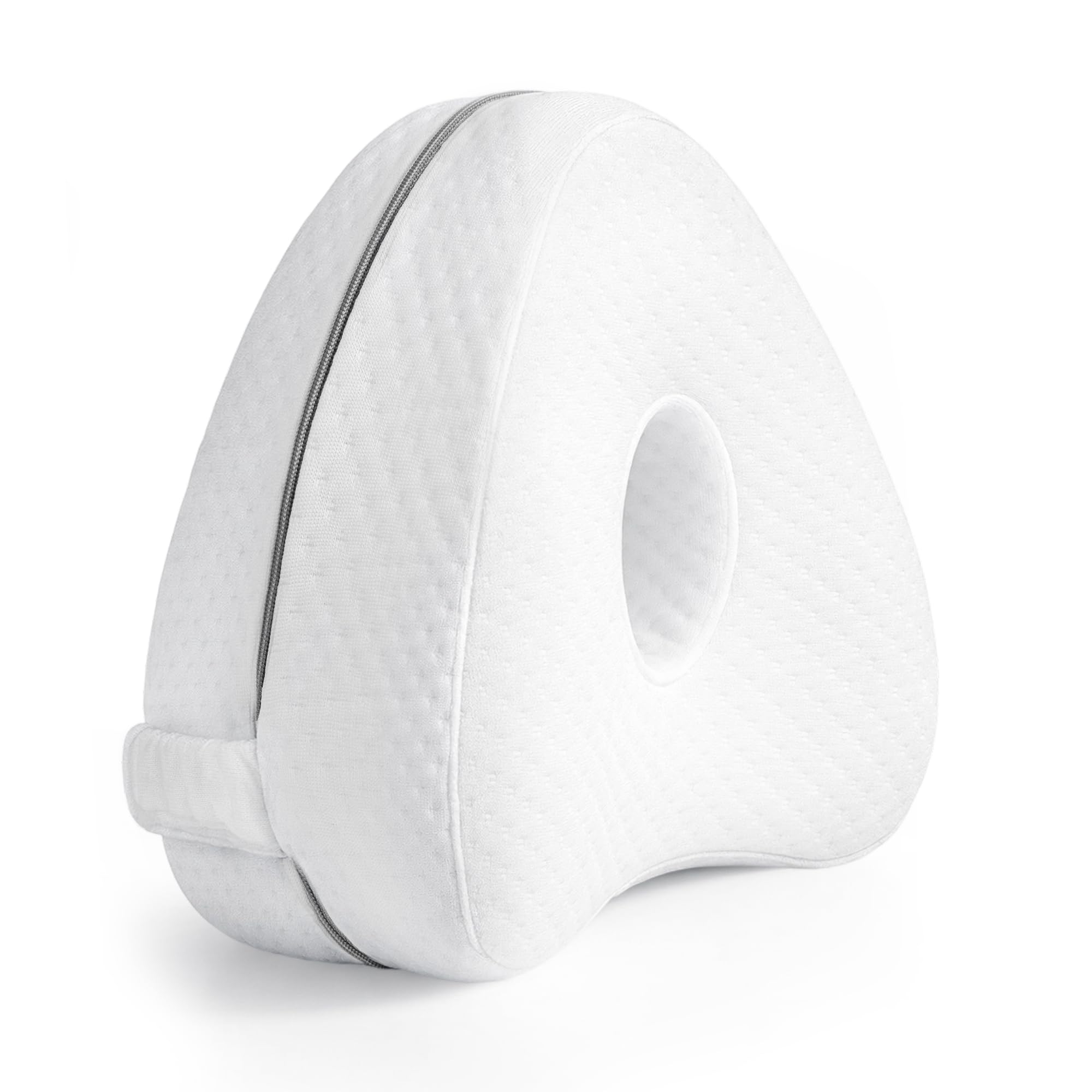 Kniekissen für Seitenschläfer – Ergonomisches Beinkissen aus Memory Foam, Kniekissen zum Schlafen für Beine, Hüfte & Rücken, Atmungsaktiver Bezug, Abnehmbar & Waschbar