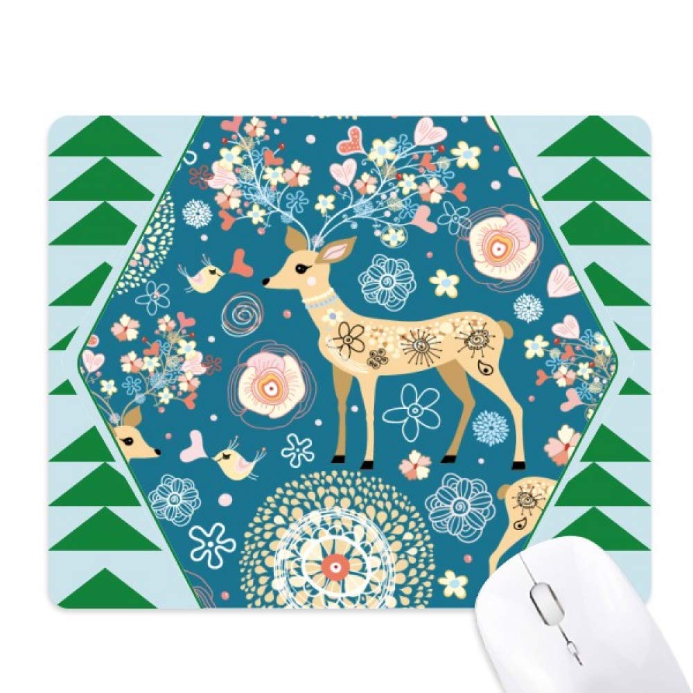 Tapis de souris green pine tree pour bureau nature - 6