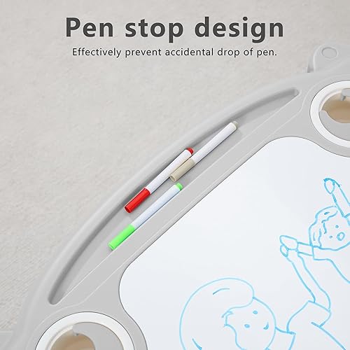 Miniatura 10 de WHY TOYS Juego de mesa y silla para niños, la mesa puede ser graffiti y la altura se puede subir y bajar para niños de 2 a 10 años. El pedido