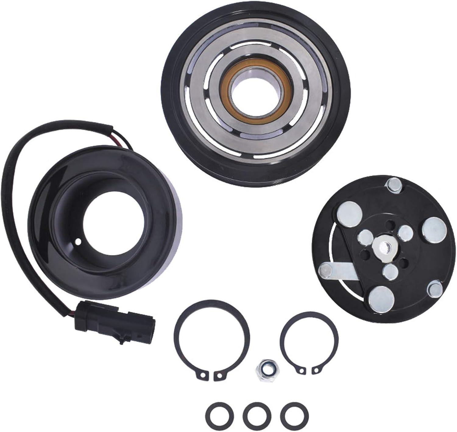 labwork A/C Compressor Clutch Coil Assembly Kit Replacement