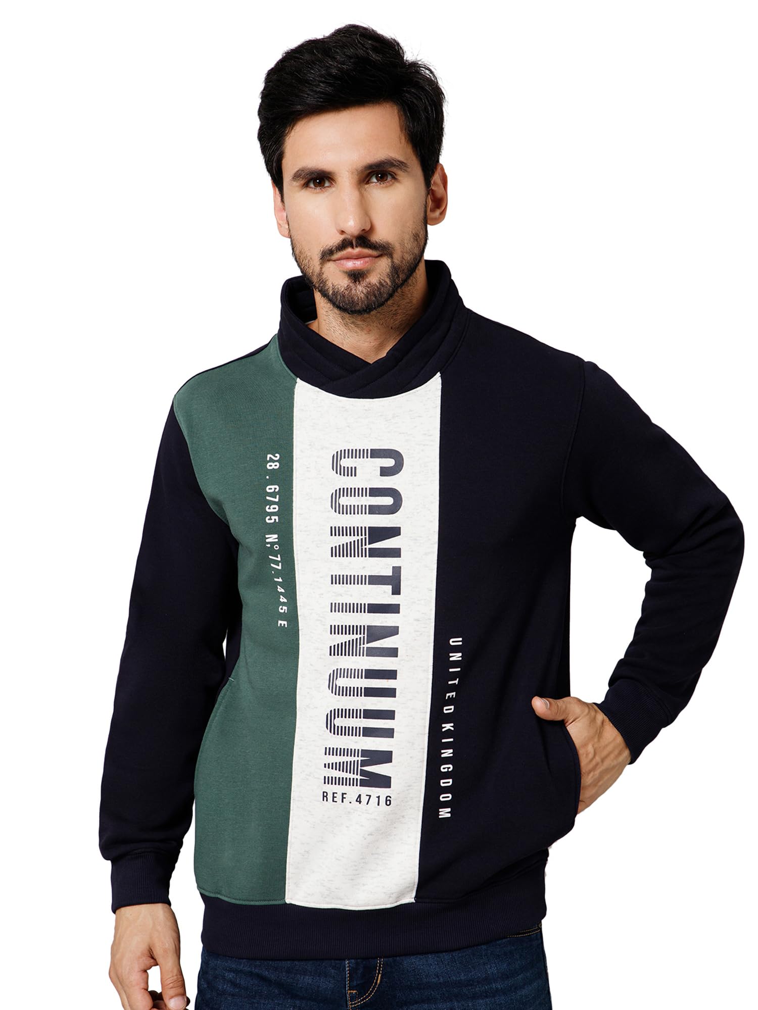 cantabil Printed Green Full Sleeves Round Neck Regular Fit Men Casual Sweatshirt | Casual Winter Sweatshirts for Men | Mens Sweatshirts for Winter Wear (P_MSWS00128_Green)-picture-41