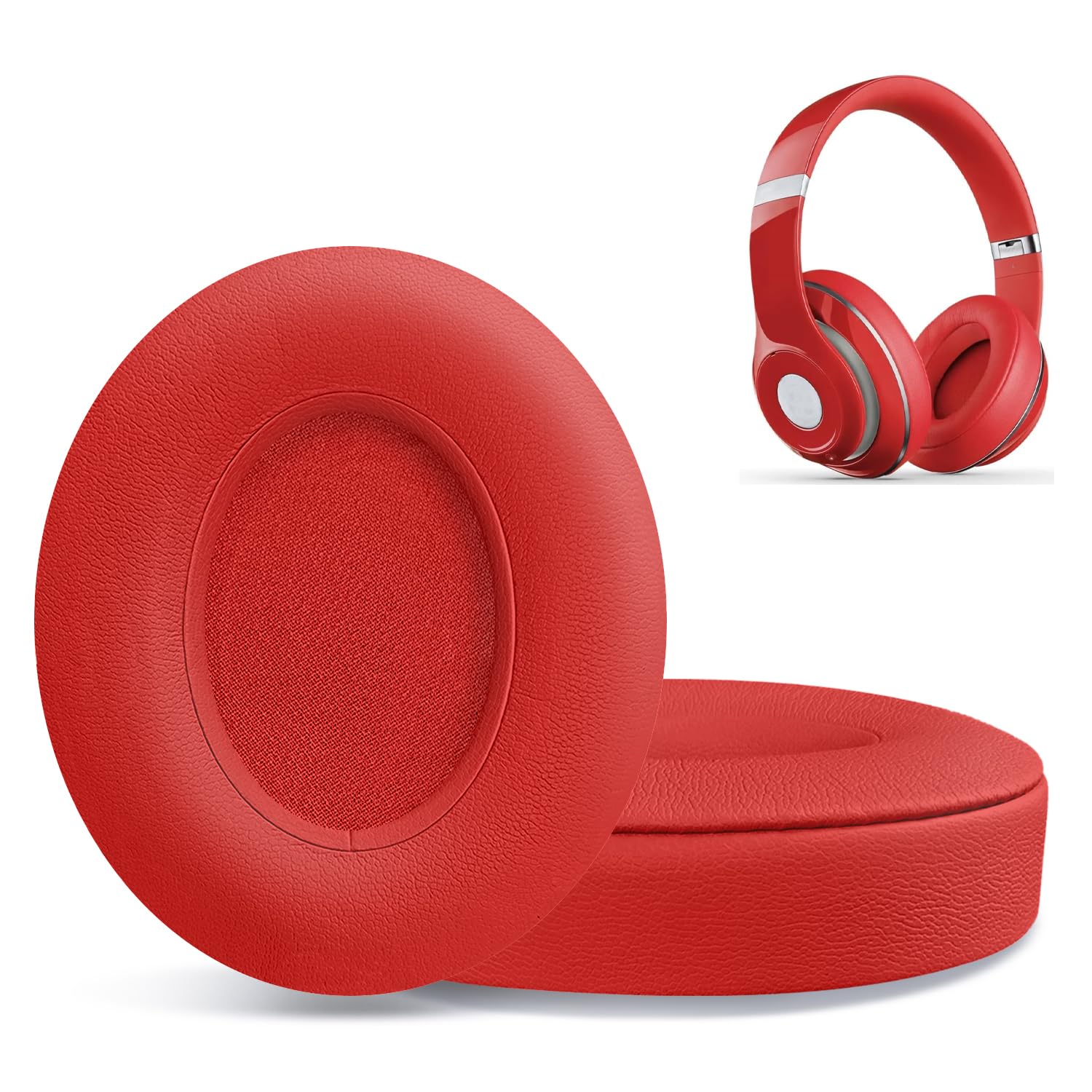 Replacement Ear Pads for Beats Studio 2 & Studio 3 Wired & Wireless Headphones, Ear Cushions, Headset Earpads, Ear Cups Cover with Soft Protein