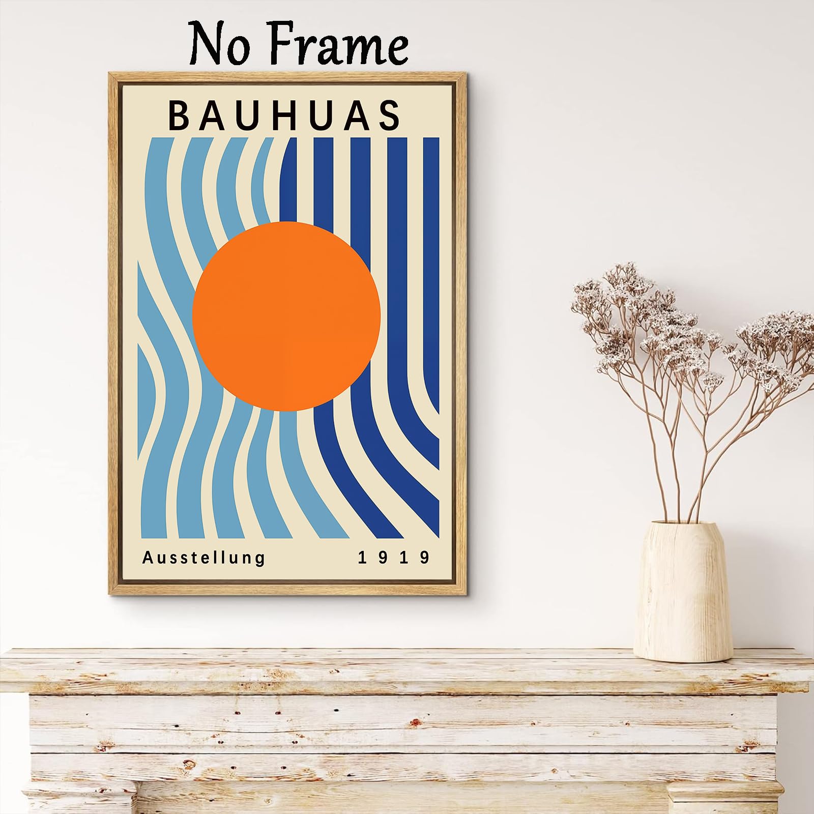 Amazon.com: Mid Century Modern Abstract Wall Art Bauhaus