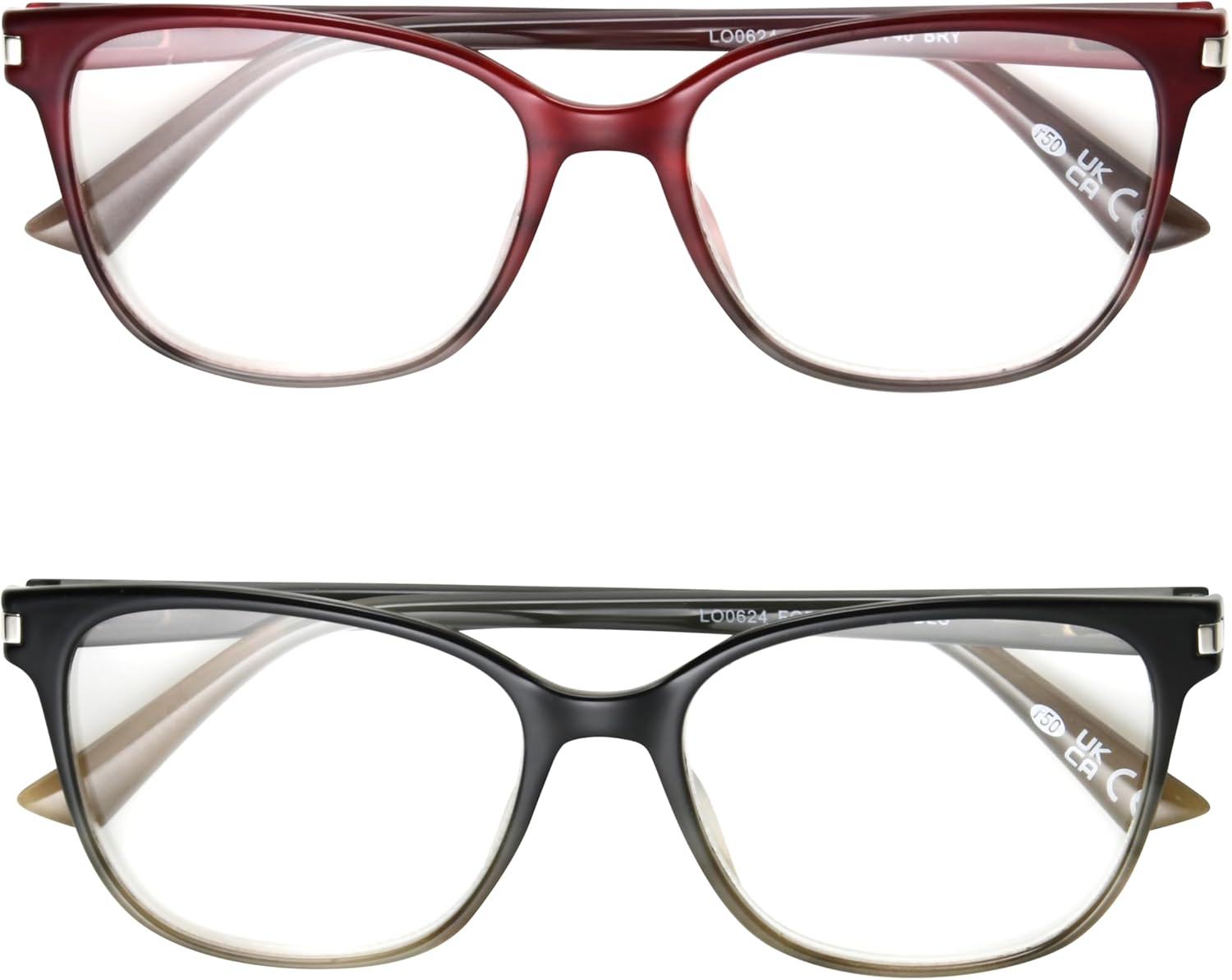 Foster Grant womens Dakota 2-pack Reading Glasses Cat-Eye Reading Glasses - Image 4