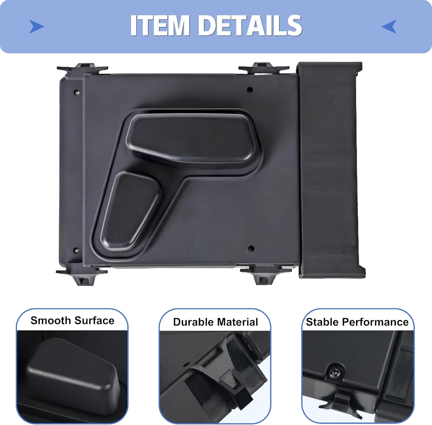 Front Left Driver Side Power Seat Switch Compatible with 2017-2019 Pacifica 2017-2018 Jeep Compass 2016-2019 Dodge Grand Caravan 2019 RAM 1500 Seat Control Switch 68233979AA