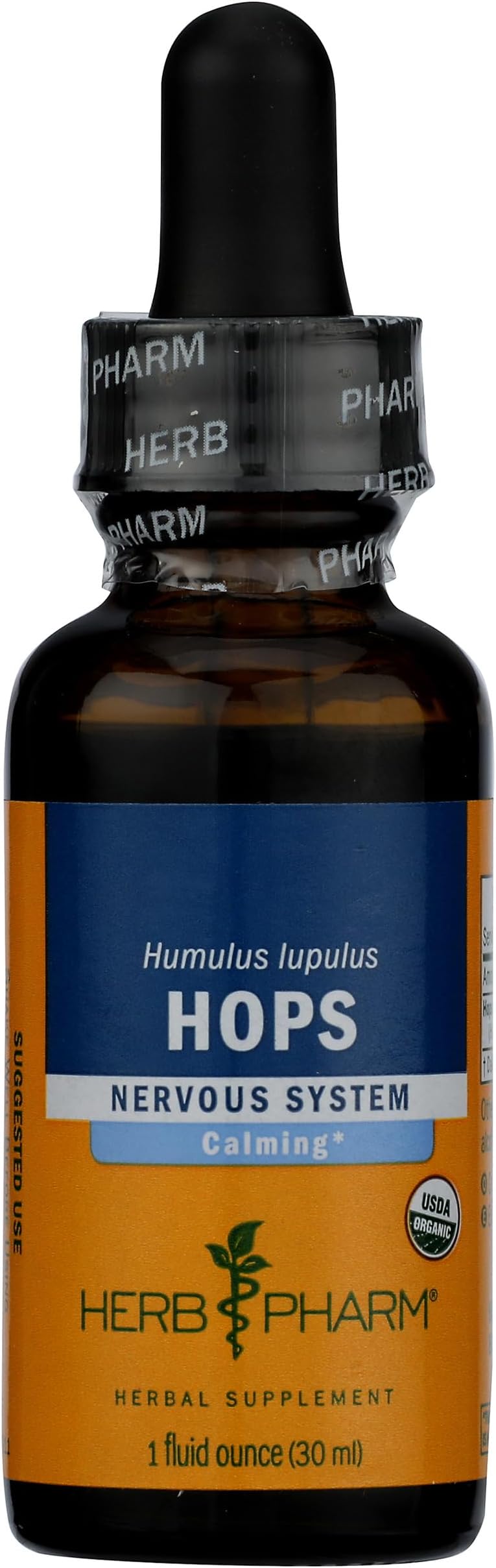 Herb Pharm Certified Organic Hops Liquid Extract for Calming Nervous System Support, 1 Oz*