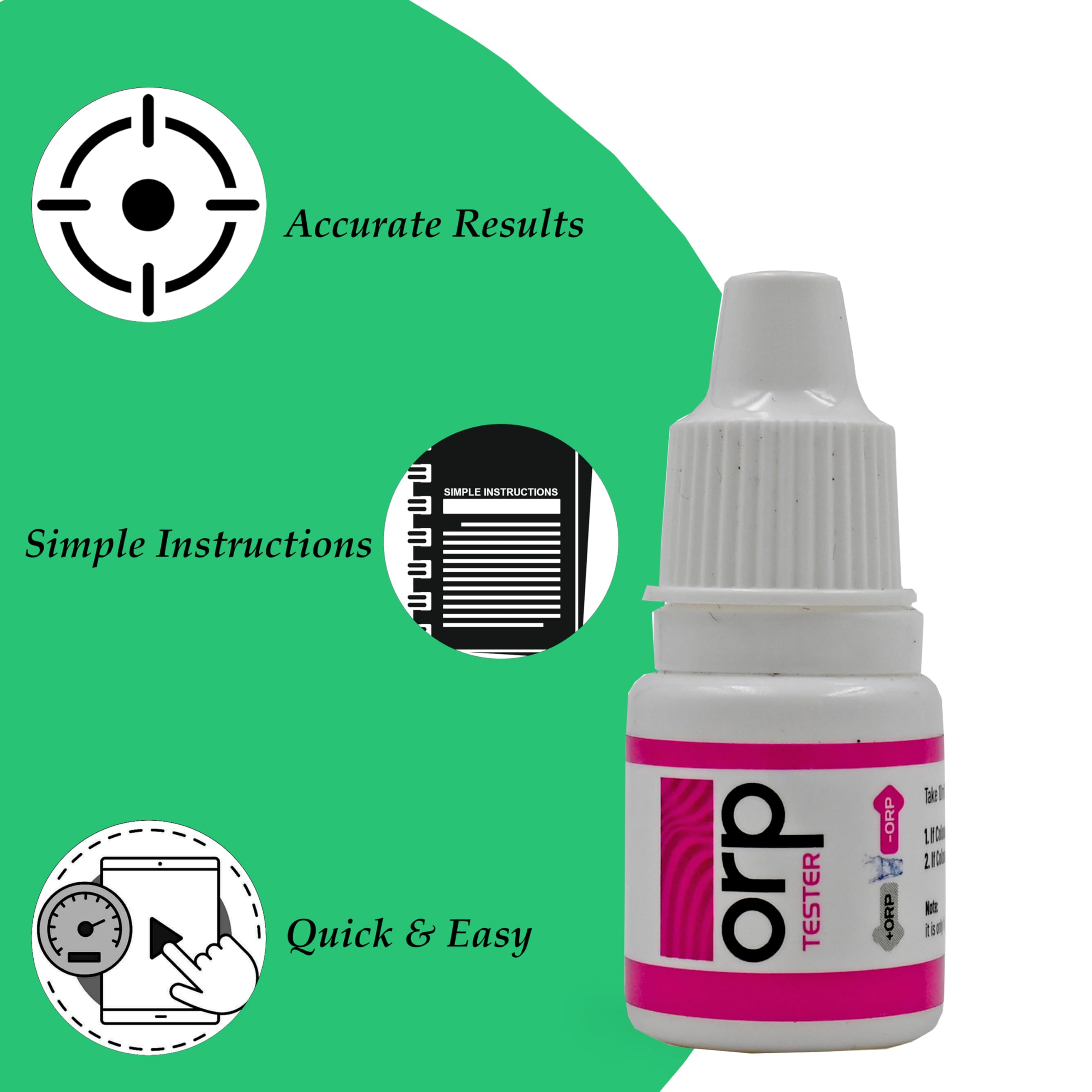 BIOWAY PH & ORP Testing Solution KIT Liquid Drops for Testing RO/Any Water BY SELF 3