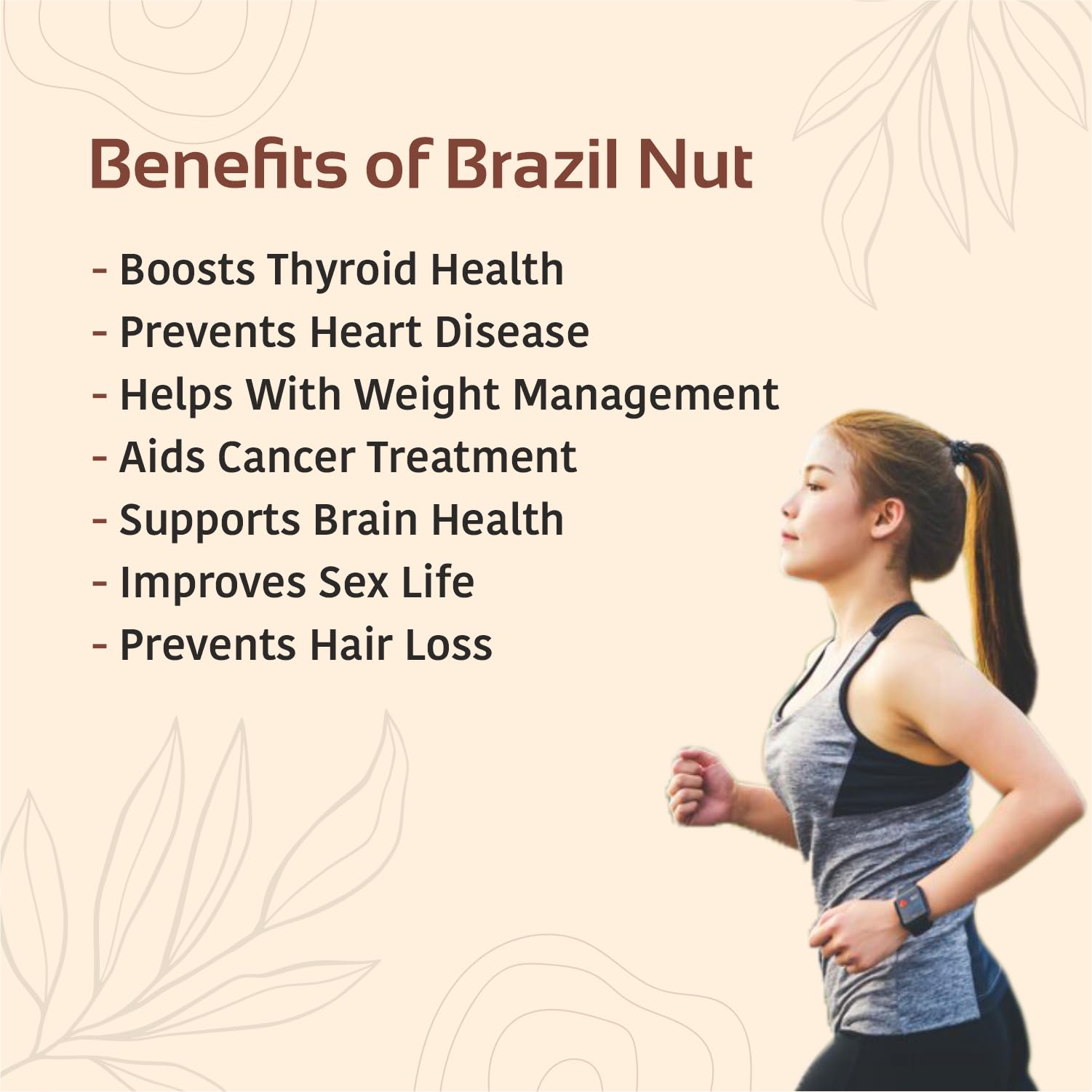 NUTTY ORGANICS Nutty Oraganics Brazil Nuts - 1 Kg (Grade A ++ Nuts, Premium Jumbo Size) - Richest Natural Source Of Selenium (500 Gm*2) - Image 6 thumbnail