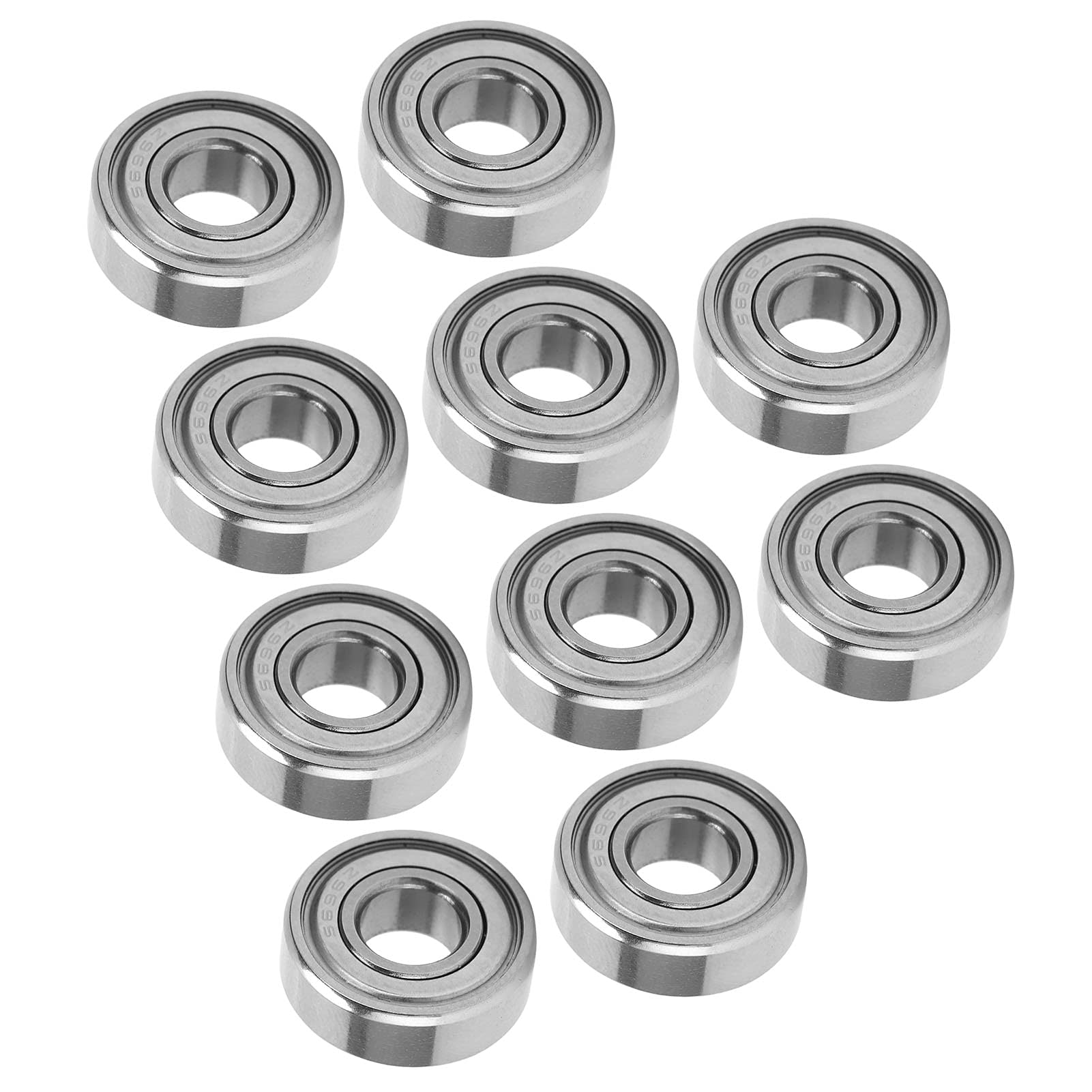 Bearing, 10Pcs Bearing, S696ZZ 15x6x5mm High Speed Rolling Miniature Mechanical Parts Replacement for, Automotive Axle Bearing and Hub Assemblies