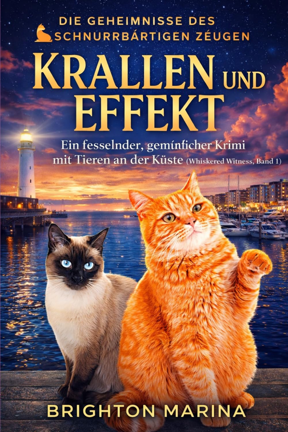 KRALLEN UND EFFEKT: Ein fesselnder, gemütlicher Krimi mit Tieren an der Küste (Whiskered Witness, Band 1) (Die Geheimnisse des schnurrbärtigen Zeugen)