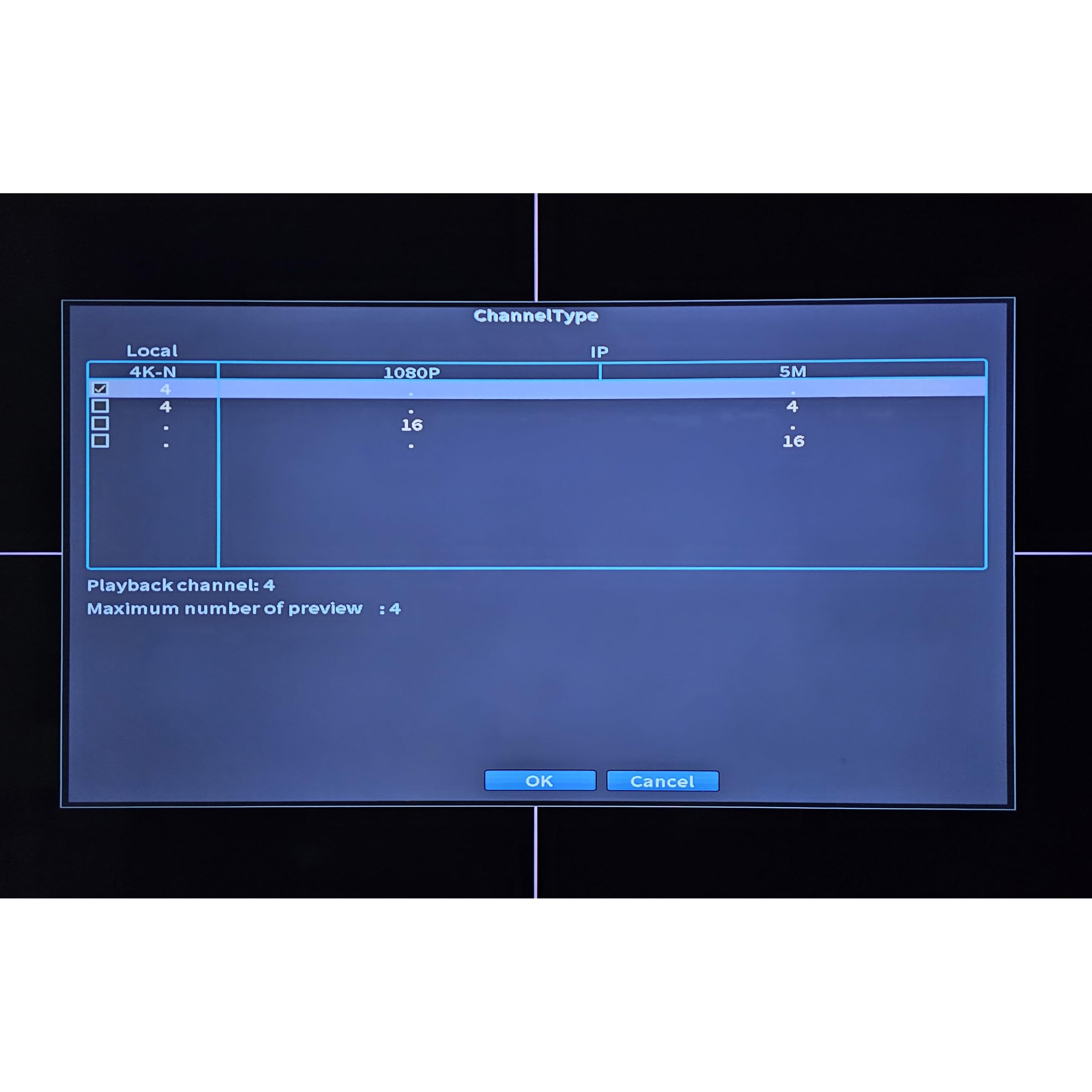 Rejestrator wideo 8M-N XVR | 4-kanałowy 8-megapikselowy DVR Lite GSS Ultra ze sztuczną inteligencją (AI), dźwiękiem TVI i 24-miesięczną