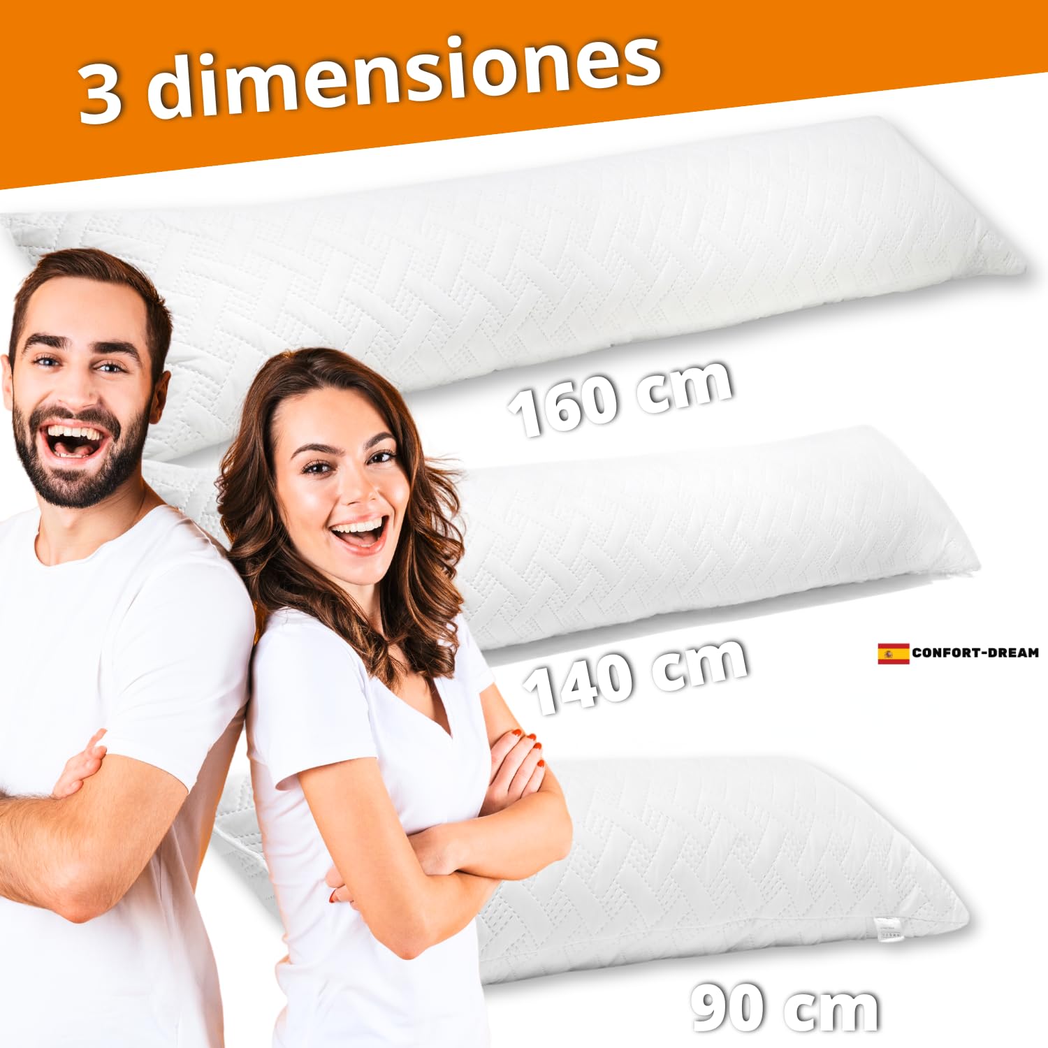 Almohada Larga Viscoelastica 160cm Embarazada Dormir Piernas Dormir Lactancia Cervicales Y Cuello Dormilocos Almohada Antiarrugas Sofa Cojines Grandes