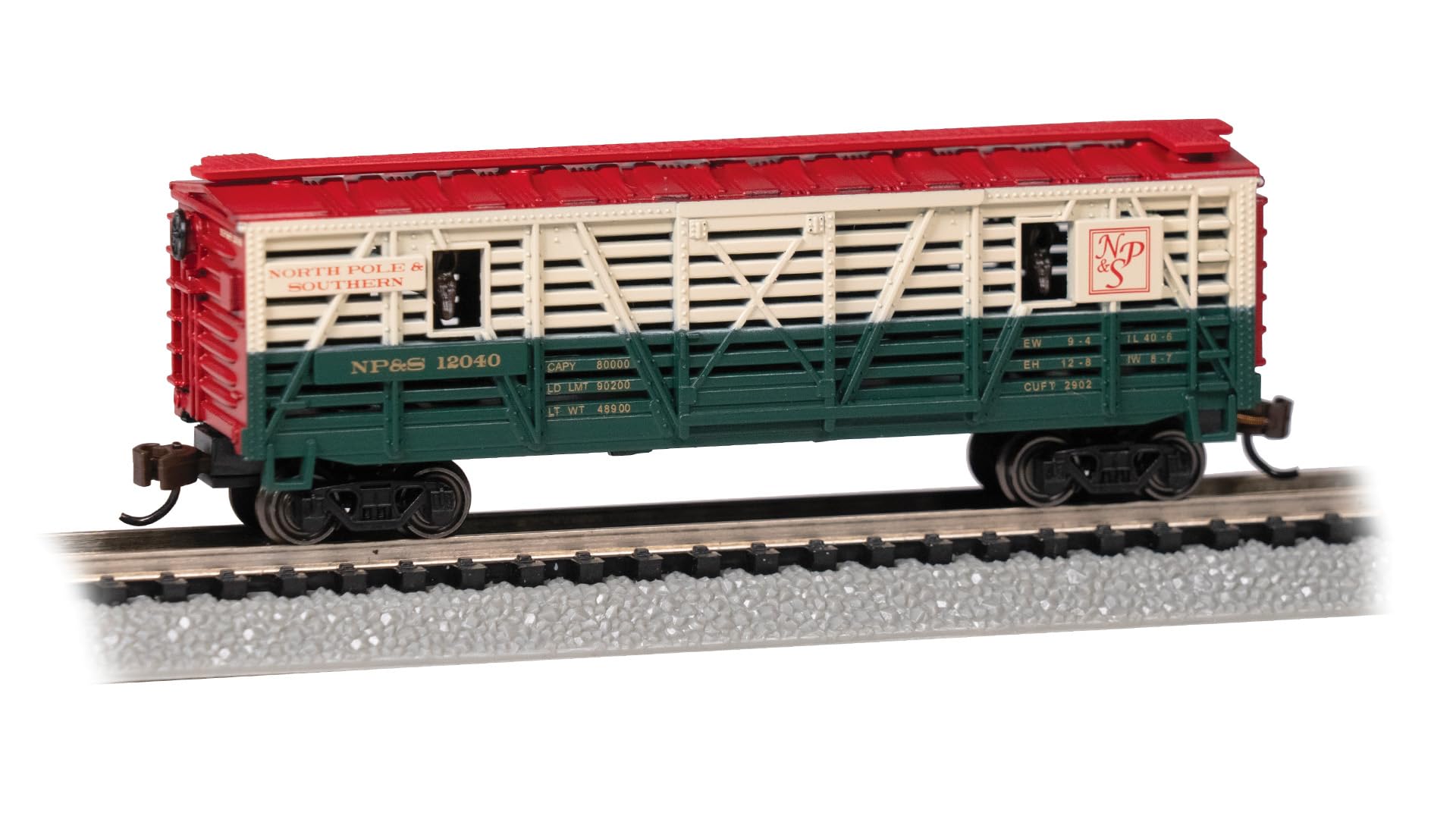 Bachmann Treni - Animated Stock CAR NP&S® Natale con renna - Scala N
