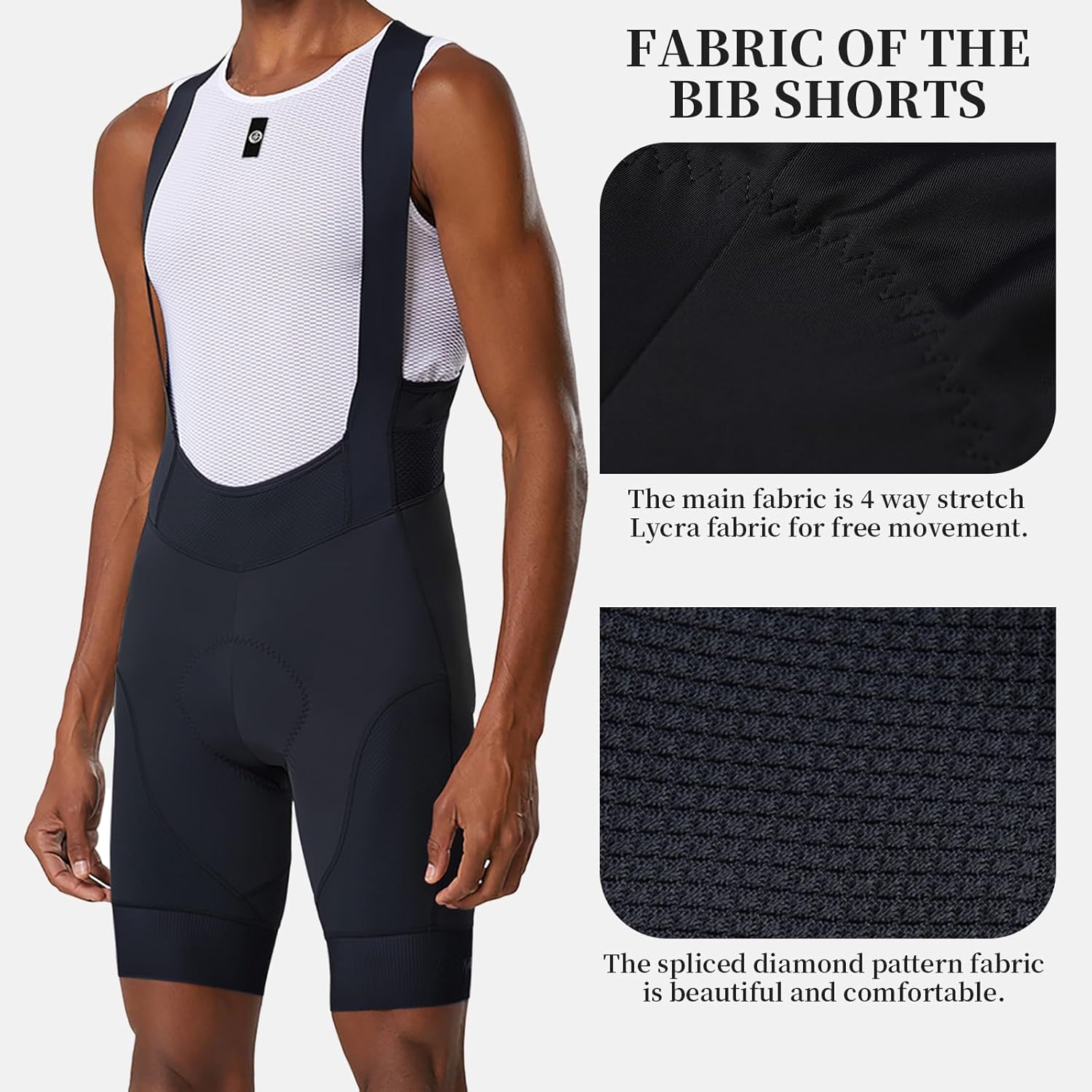 YKYWBIKE Cycling Jesrsey Set-Short Sleeves Bike Jersey+4D Padded Cycling Bib Shorts Road Biking Outfits Bicycle Kit for Men - Image 8