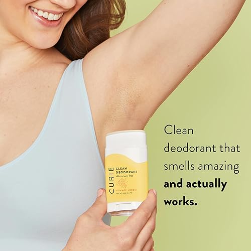 Miniatura 3 de Curie Desodorante sin aluminio  Orange Neroli Stick and Travel Mini  Desodorante natural, sin parabenos, libre de crueldad, no tóxico