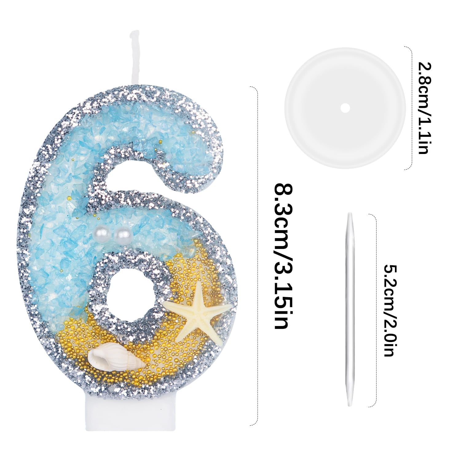 Bougies Décoratives Pour Gâteau D'anniversaire Pour Enfants De 0 à